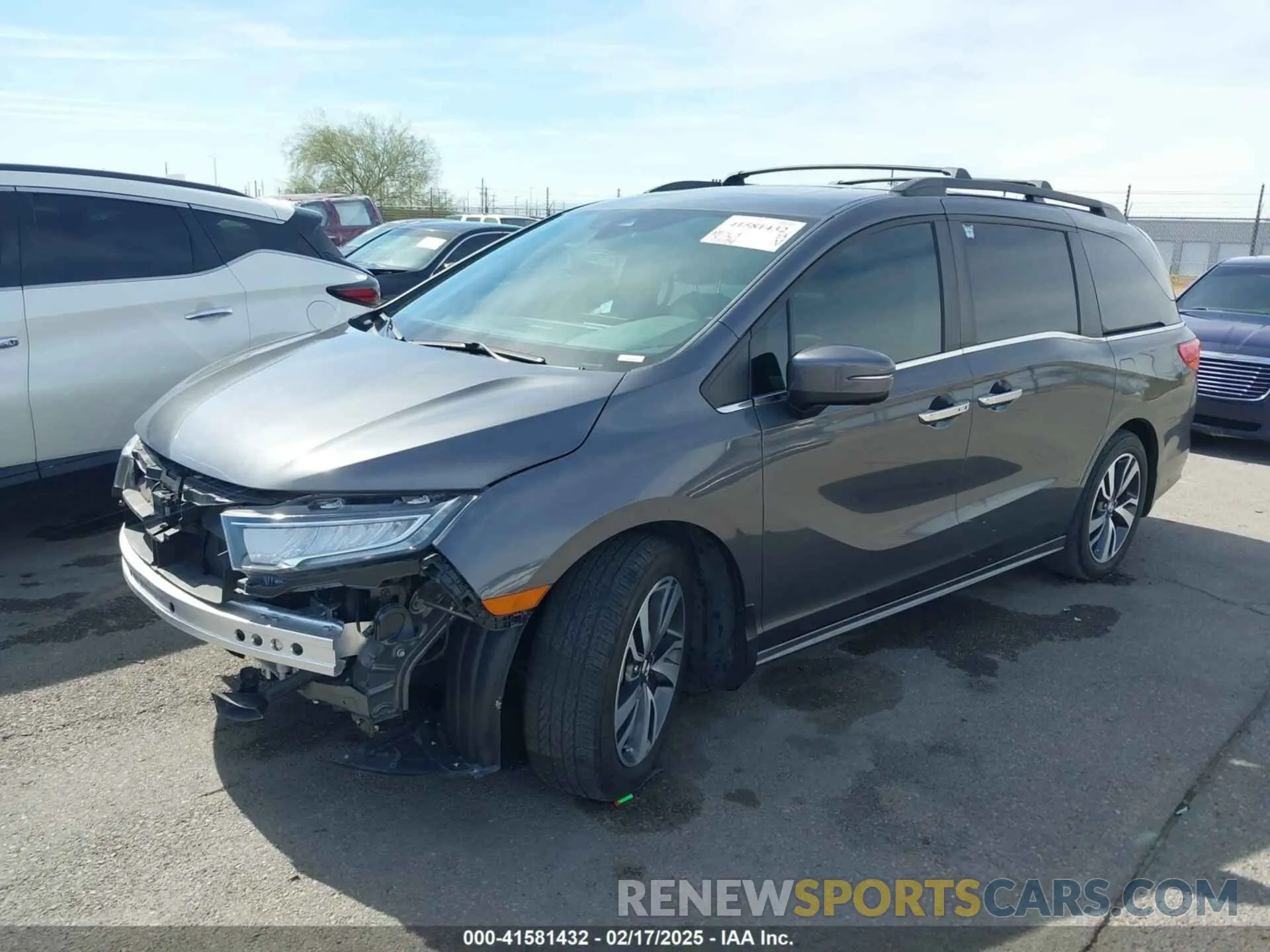 2 Photograph of a damaged car 5FNRL6H83PB020315 HONDA ODYSSEY 2023