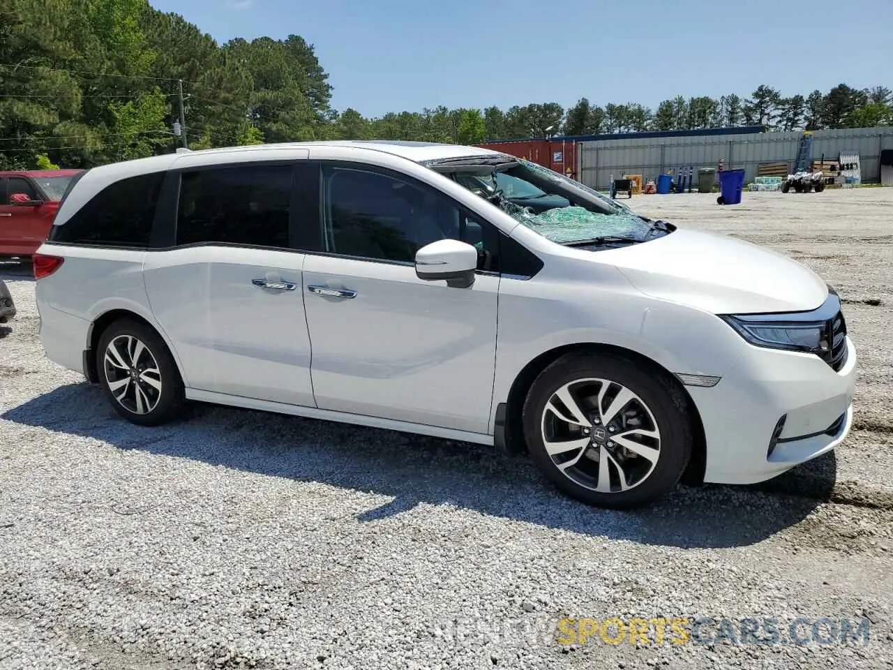 4 Фотография поврежденного автомобиля 5FNRL6H84PB071841 HONDA ODYSSEY 2023
