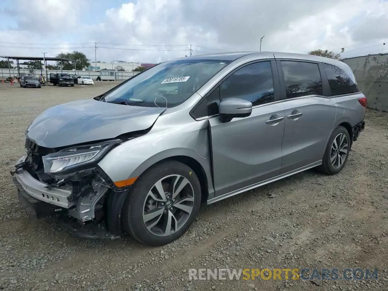 1 Photograph of a damaged car 5FNRL6H86PB032605 HONDA ODYSSEY 2023
