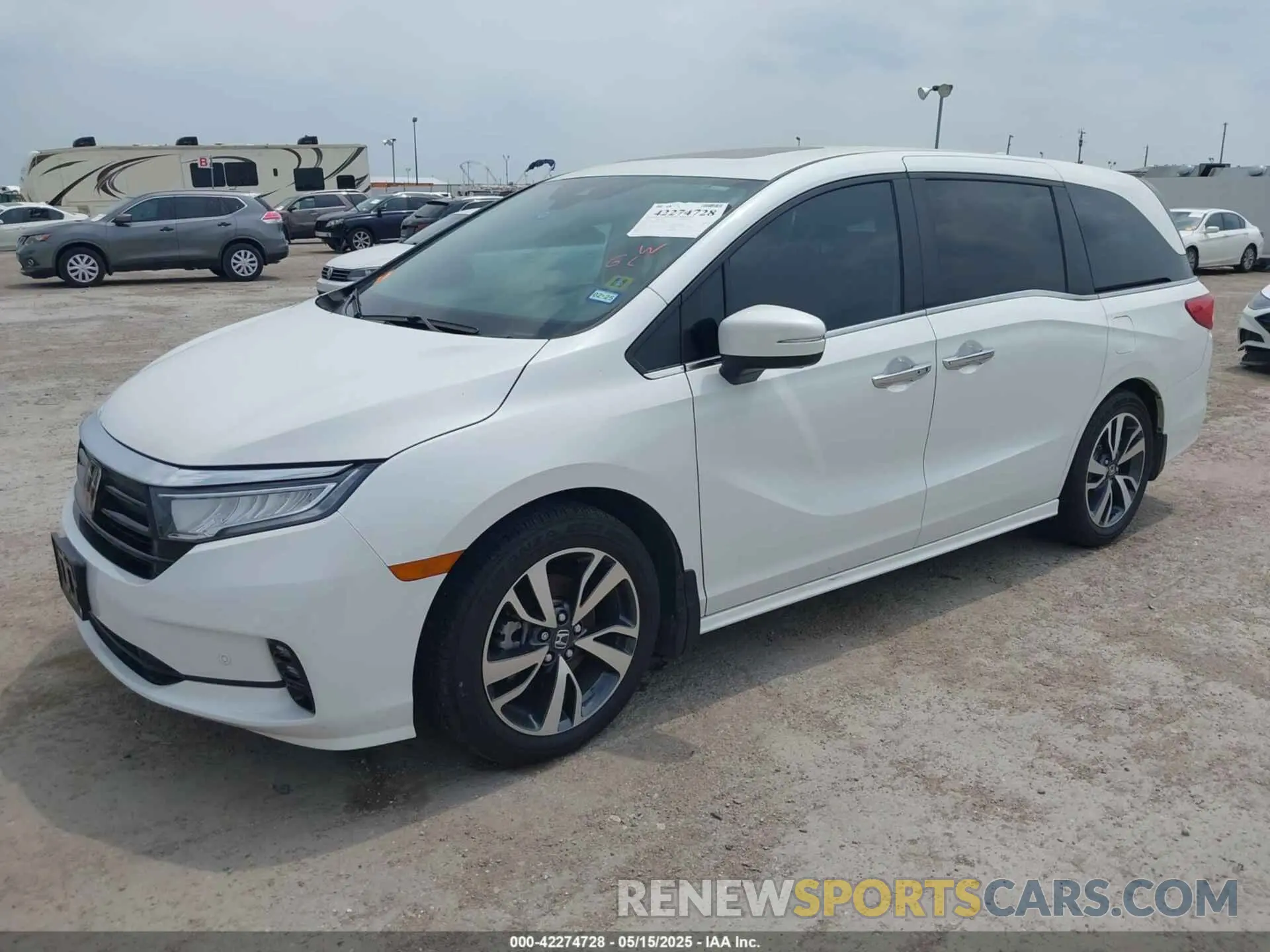 2 Фотография поврежденного автомобиля 5FNRL6H86PB038100 HONDA ODYSSEY 2023