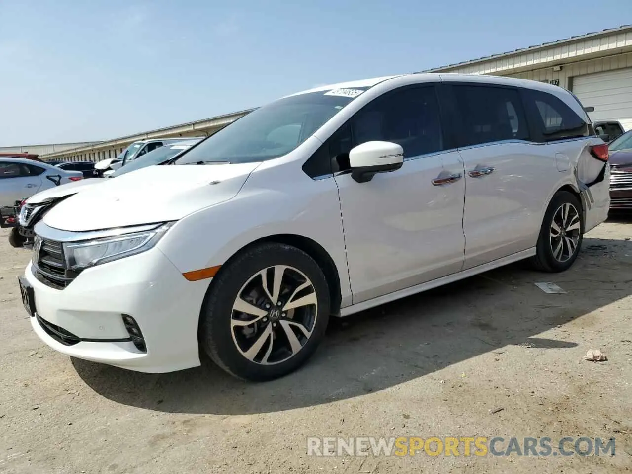 1 Photograph of a damaged car 5FNRL6H87PB012122 HONDA ODYSSEY 2023
