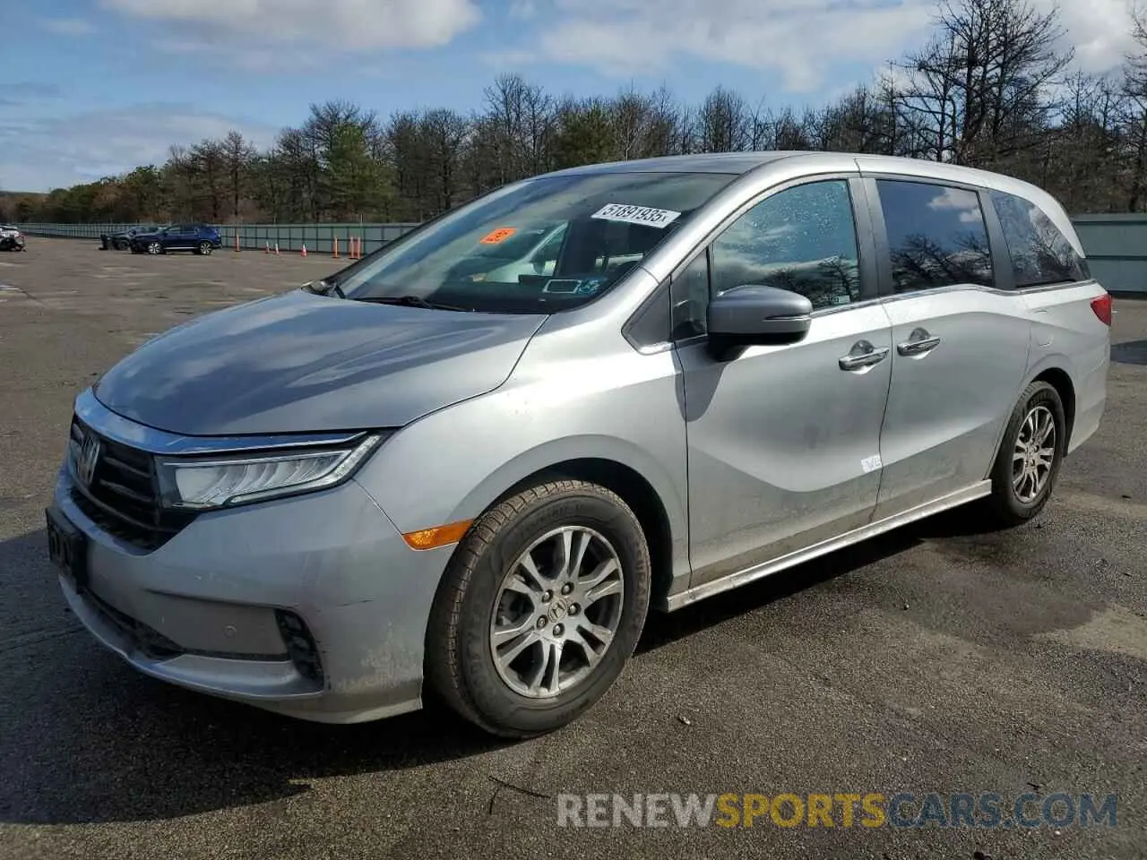 1 Photograph of a damaged car 5FNRL6H87PB053110 HONDA ODYSSEY 2023