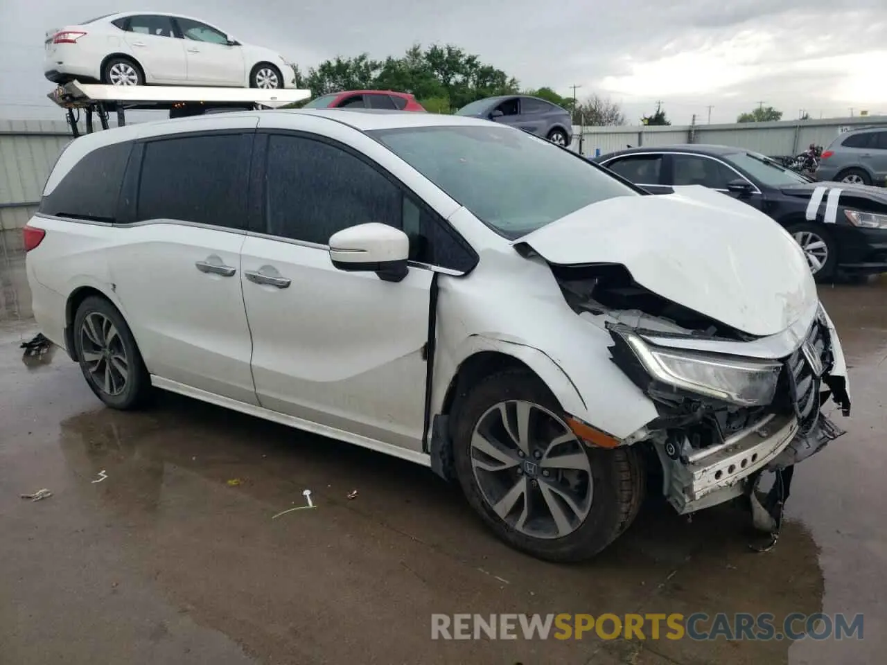 4 Фотография поврежденного автомобиля 5FNRL6H8XPB001311 HONDA ODYSSEY 2023