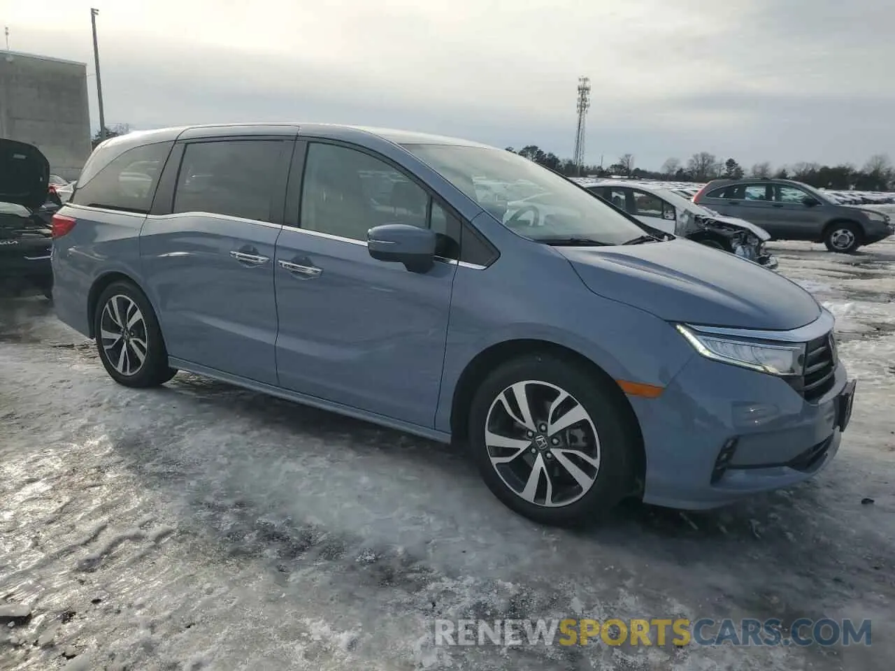 4 Фотография поврежденного автомобиля 5FNRL6H8XPB046149 HONDA ODYSSEY 2023
