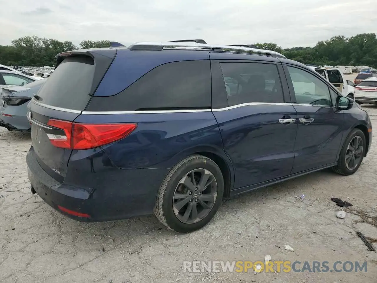 3 Фотография поврежденного автомобиля 5FNRL6H90PB009507 HONDA ODYSSEY 2023