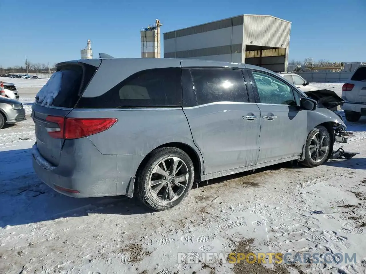 3 Фотография поврежденного автомобиля 5FNRL6H90PB057704 HONDA ODYSSEY 2023