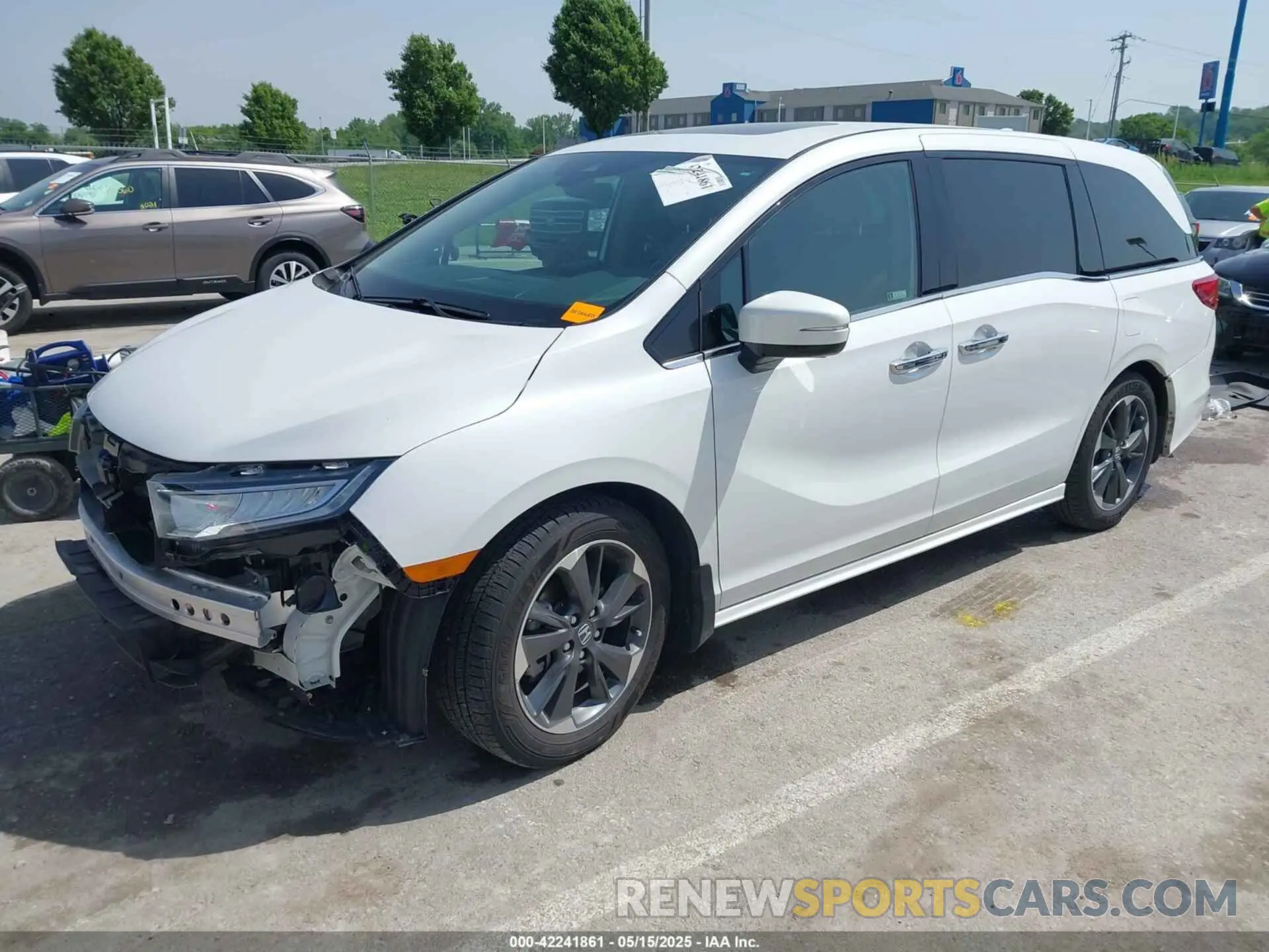 2 Фотография поврежденного автомобиля 5FNRL6H94PB015584 HONDA ODYSSEY 2023