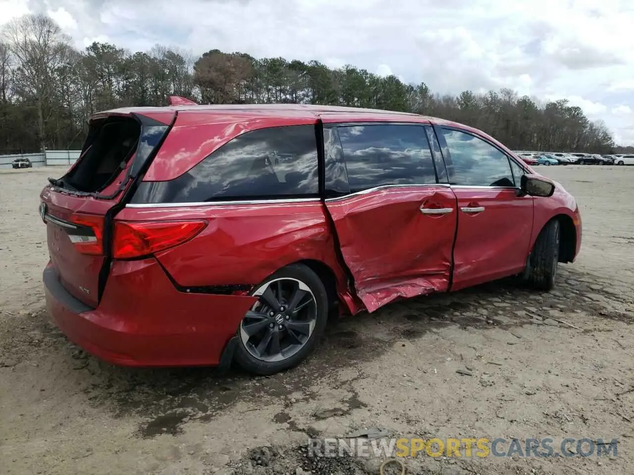 3 Фотография поврежденного автомобиля 5FNRL6H97PB041855 HONDA ODYSSEY 2023