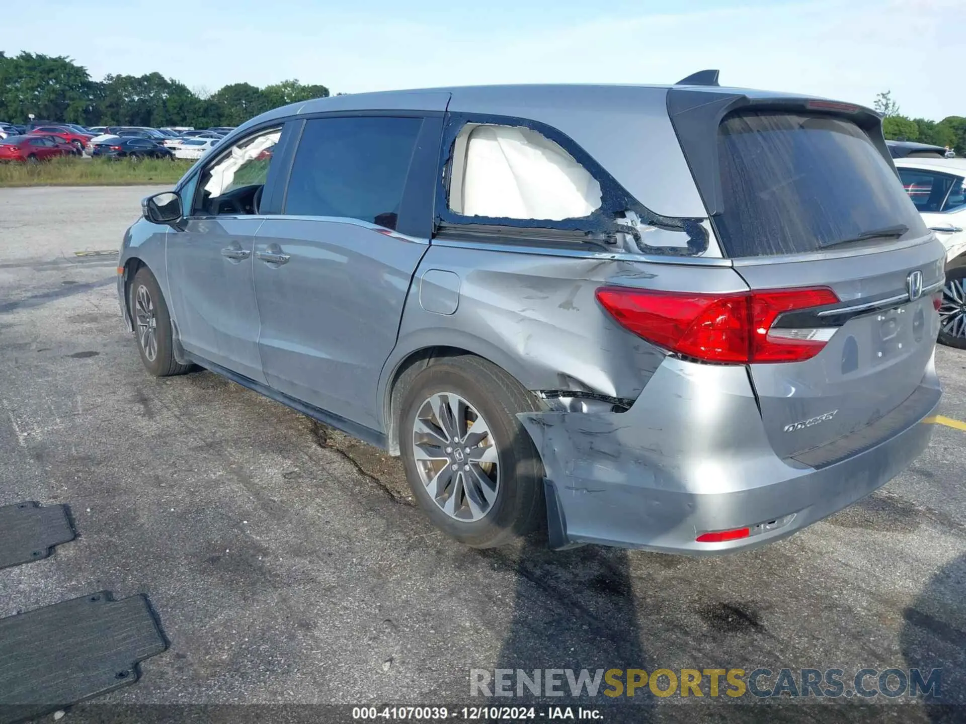 3 Фотография поврежденного автомобиля 5FNRL6H61RB050544 HONDA ODYSSEY 2024