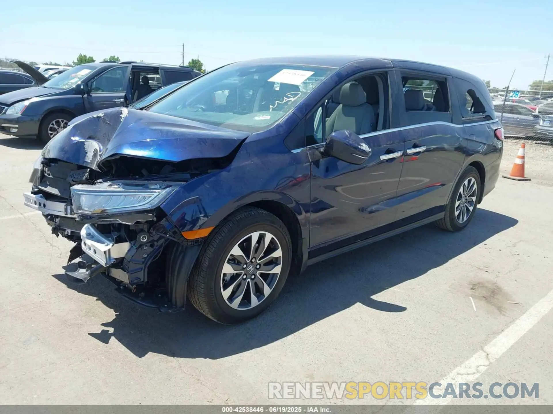 2 Photograph of a damaged car 5FNRL6H65RB066746 HONDA ODYSSEY 2024