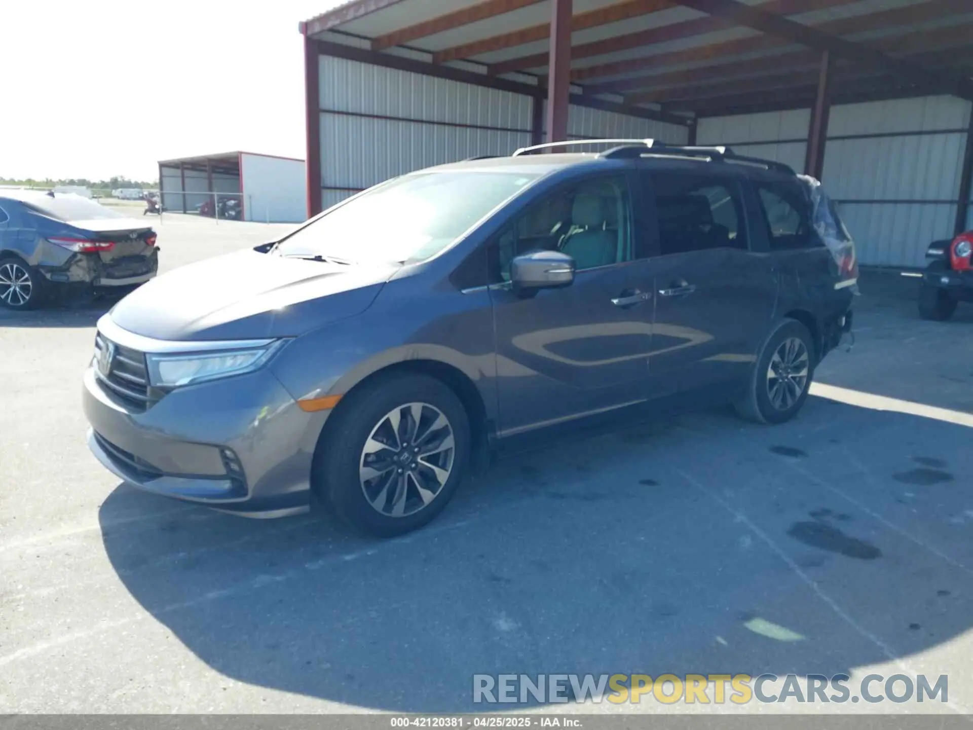 2 Фотография поврежденного автомобиля 5FNRL6H65RB069145 HONDA ODYSSEY 2024