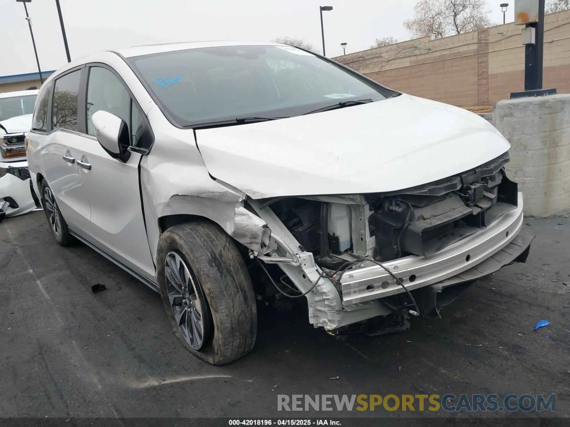 1 Photograph of a damaged car 5FNRL6H67RB068398 HONDA ODYSSEY 2024