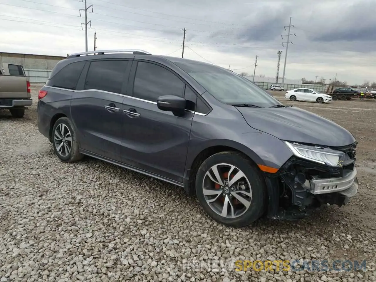 4 Фотография поврежденного автомобиля 5FNRL6H80RB002678 HONDA ODYSSEY 2024