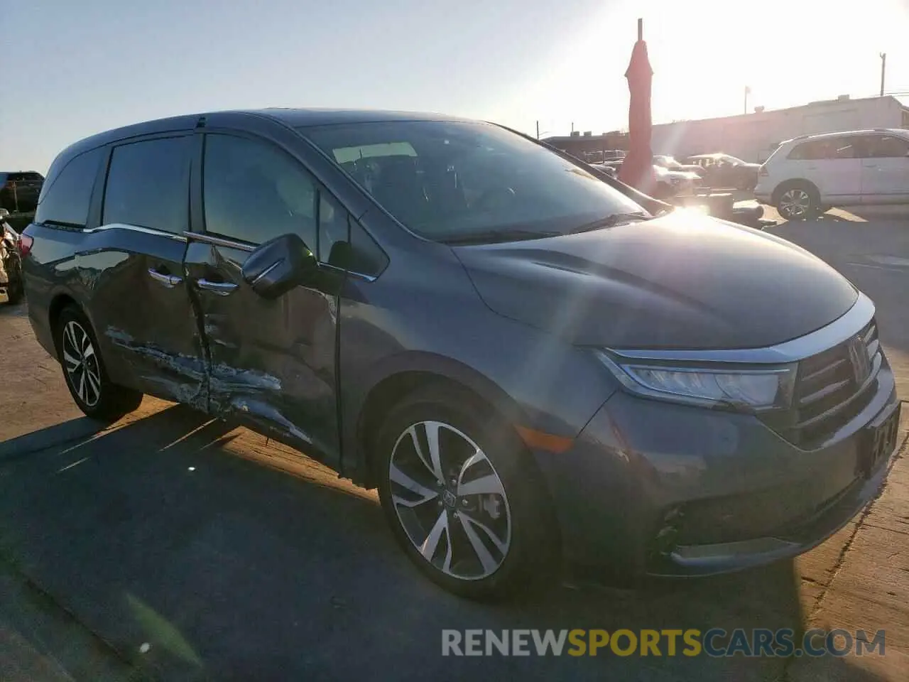 4 Фотография поврежденного автомобиля 5FNRL6H82RB034130 HONDA ODYSSEY 2024