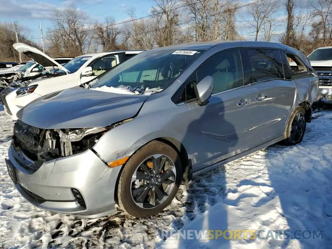 1 Фотография поврежденного автомобиля 5FNRL6H95RB034874 HONDA ODYSSEY 2024