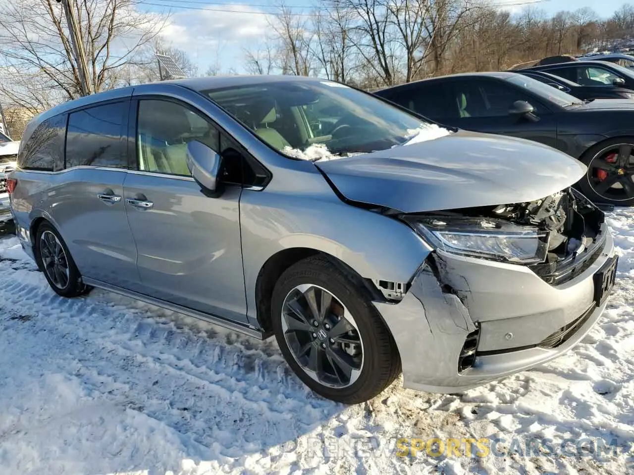 4 Фотография поврежденного автомобиля 5FNRL6H95RB034874 HONDA ODYSSEY 2024