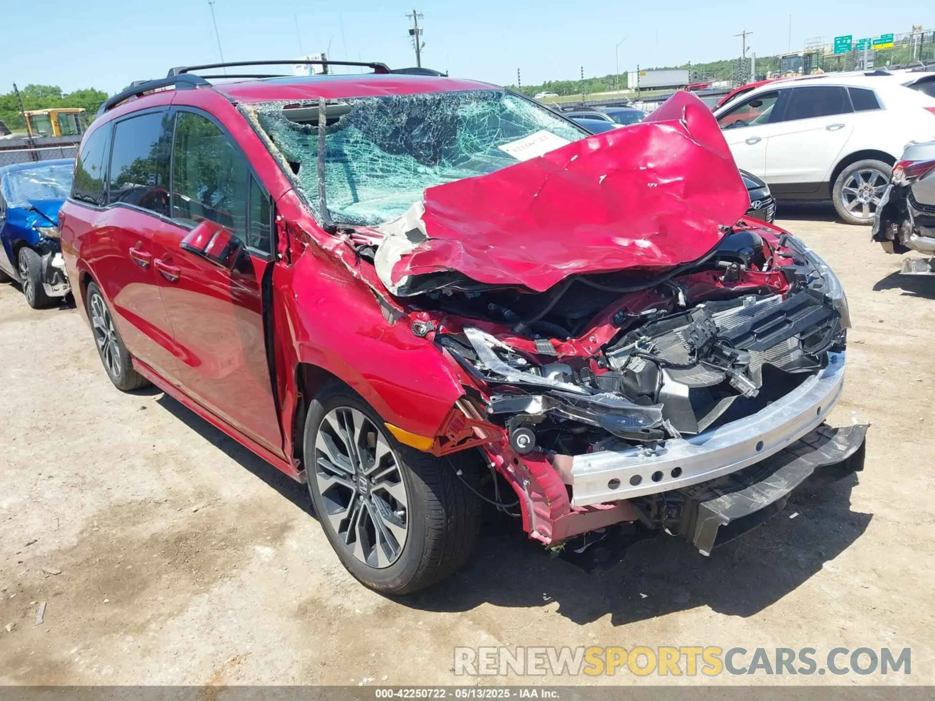 1 Photograph of a damaged car 5FNRL6H98SB009344 HONDA ODYSSEY 2025