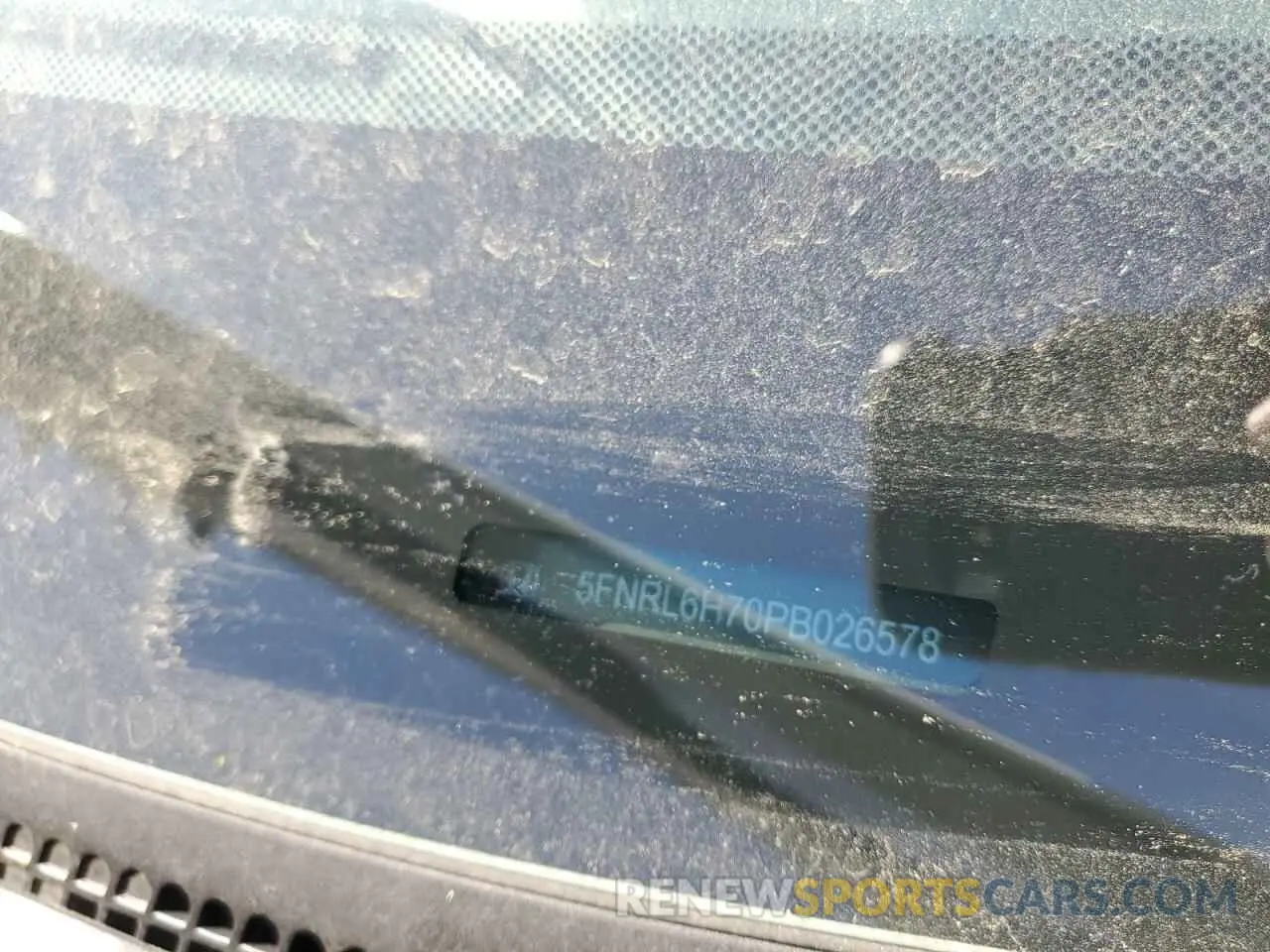 13 Photograph of a damaged car 5FNRL6H70PB026578 HONDA ODYSSEY SP 2023