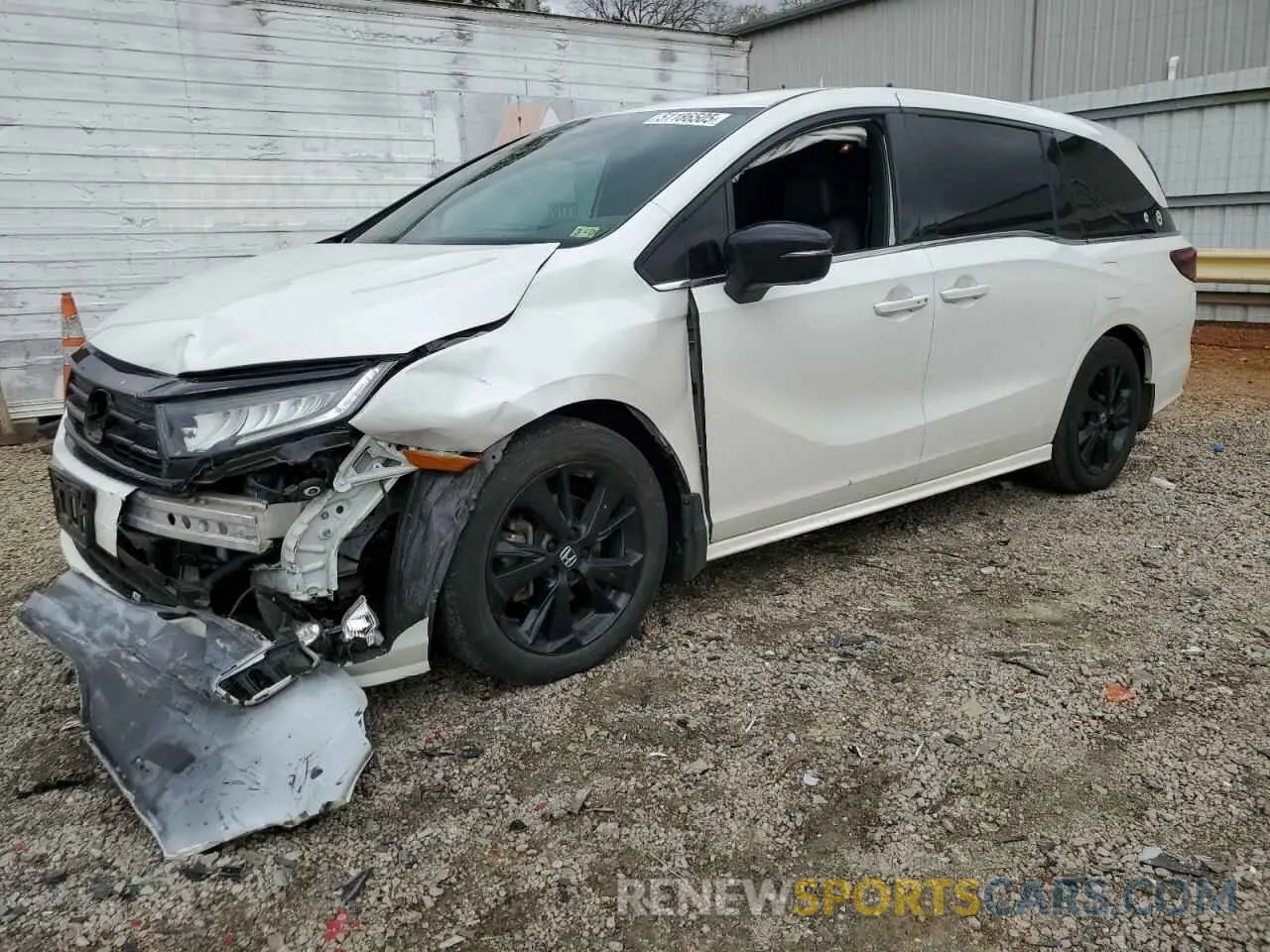1 Photograph of a damaged car 5FNRL6H74PB043724 HONDA ODYSSEY SP 2023