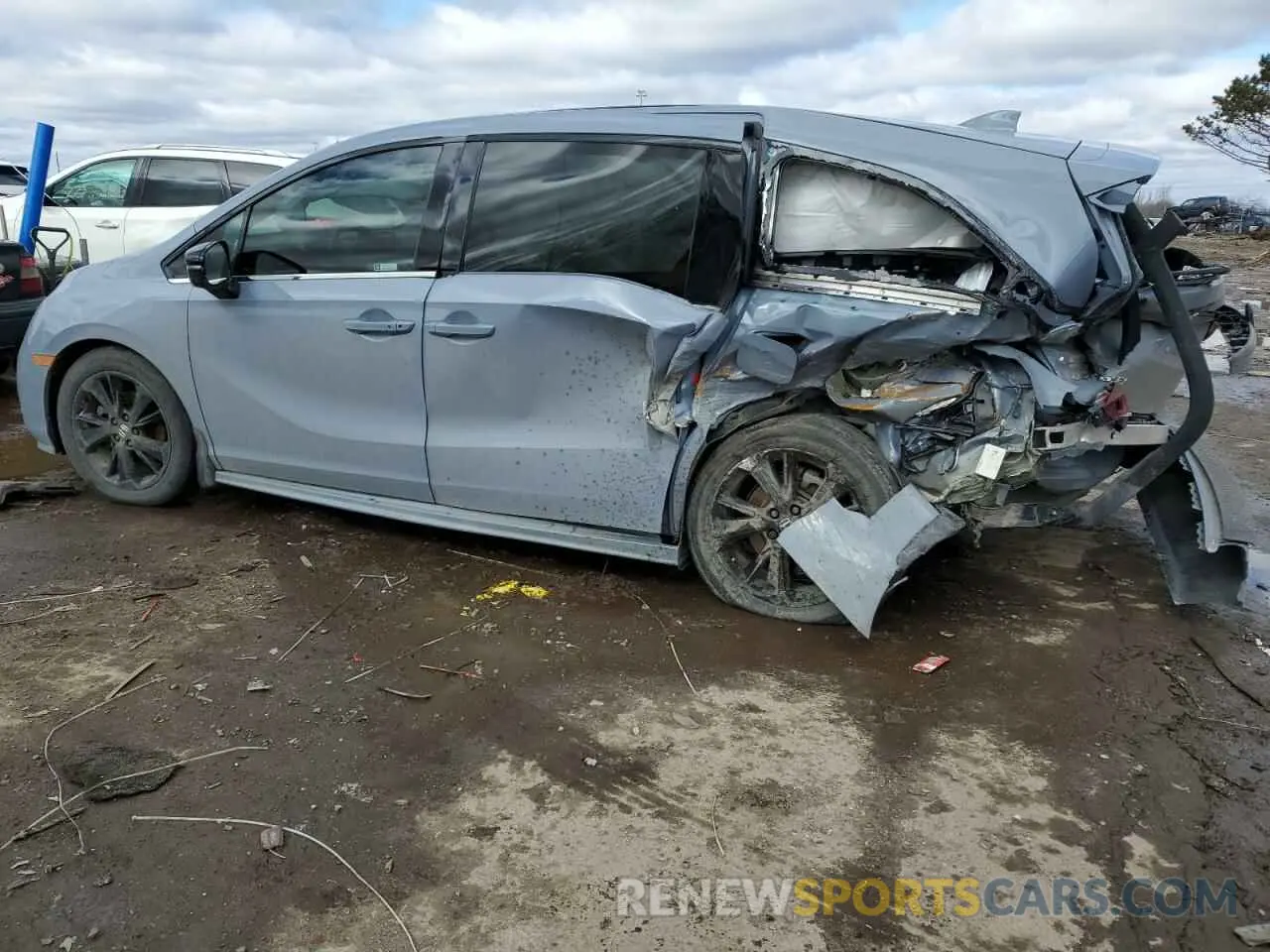2 Фотография поврежденного автомобиля 5FNRL6H76PB052523 HONDA ODYSSEY SP 2023