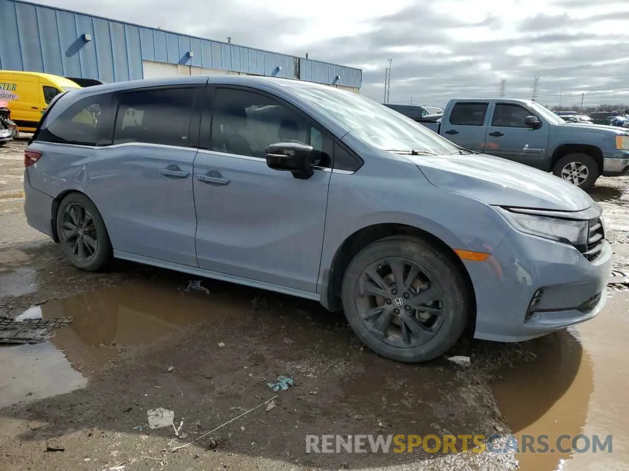 4 Фотография поврежденного автомобиля 5FNRL6H76PB052523 HONDA ODYSSEY SP 2023