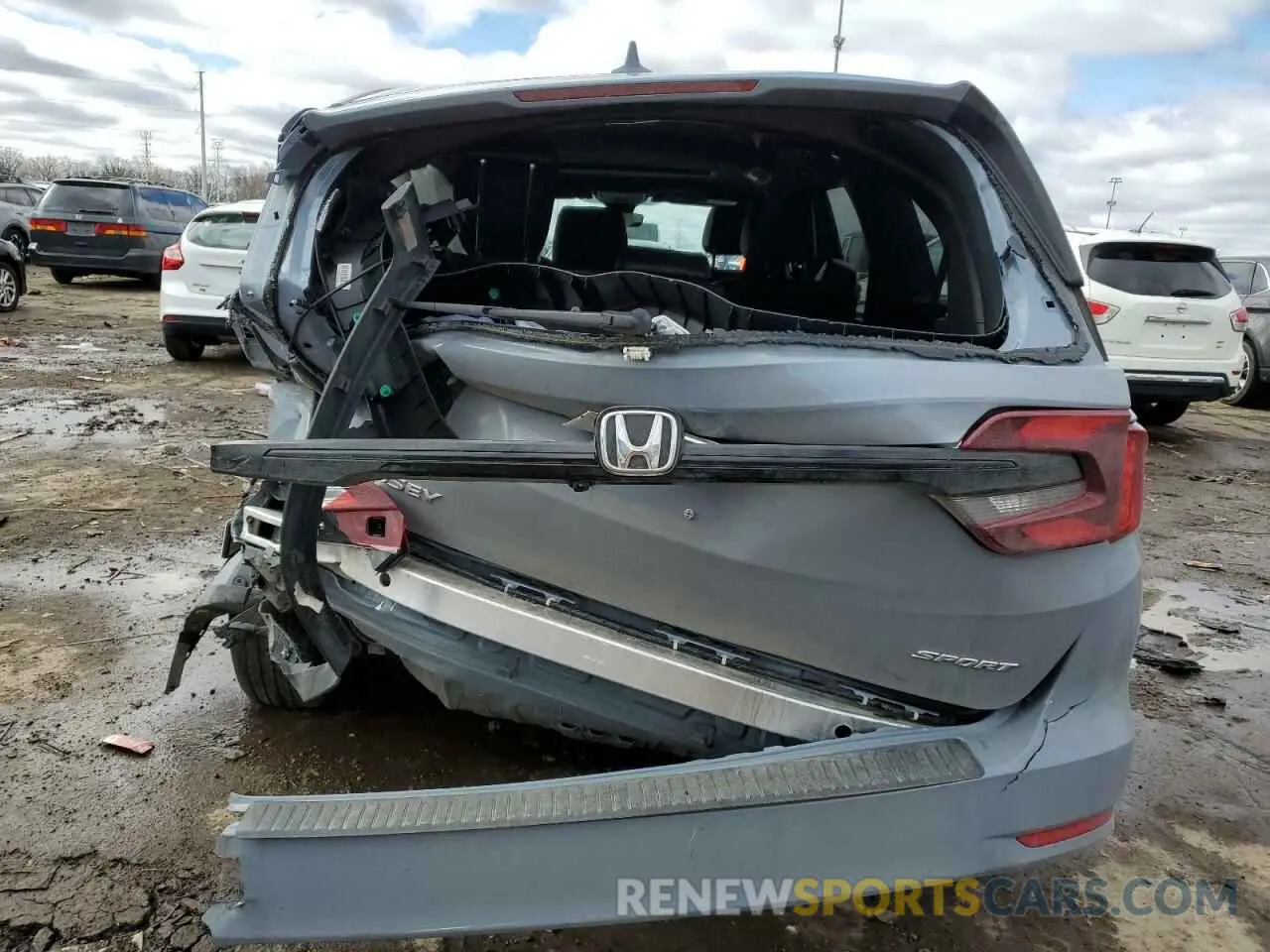 6 Фотография поврежденного автомобиля 5FNRL6H76PB052523 HONDA ODYSSEY SP 2023