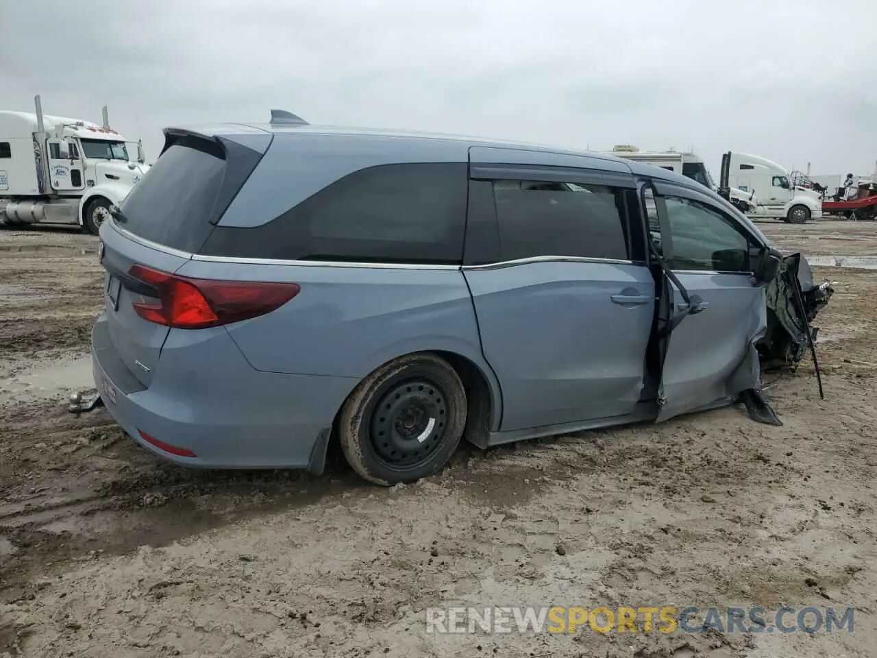 3 Фотография поврежденного автомобиля 5FNRL6H75RB065699 HONDA ODYSSEY SP 2024
