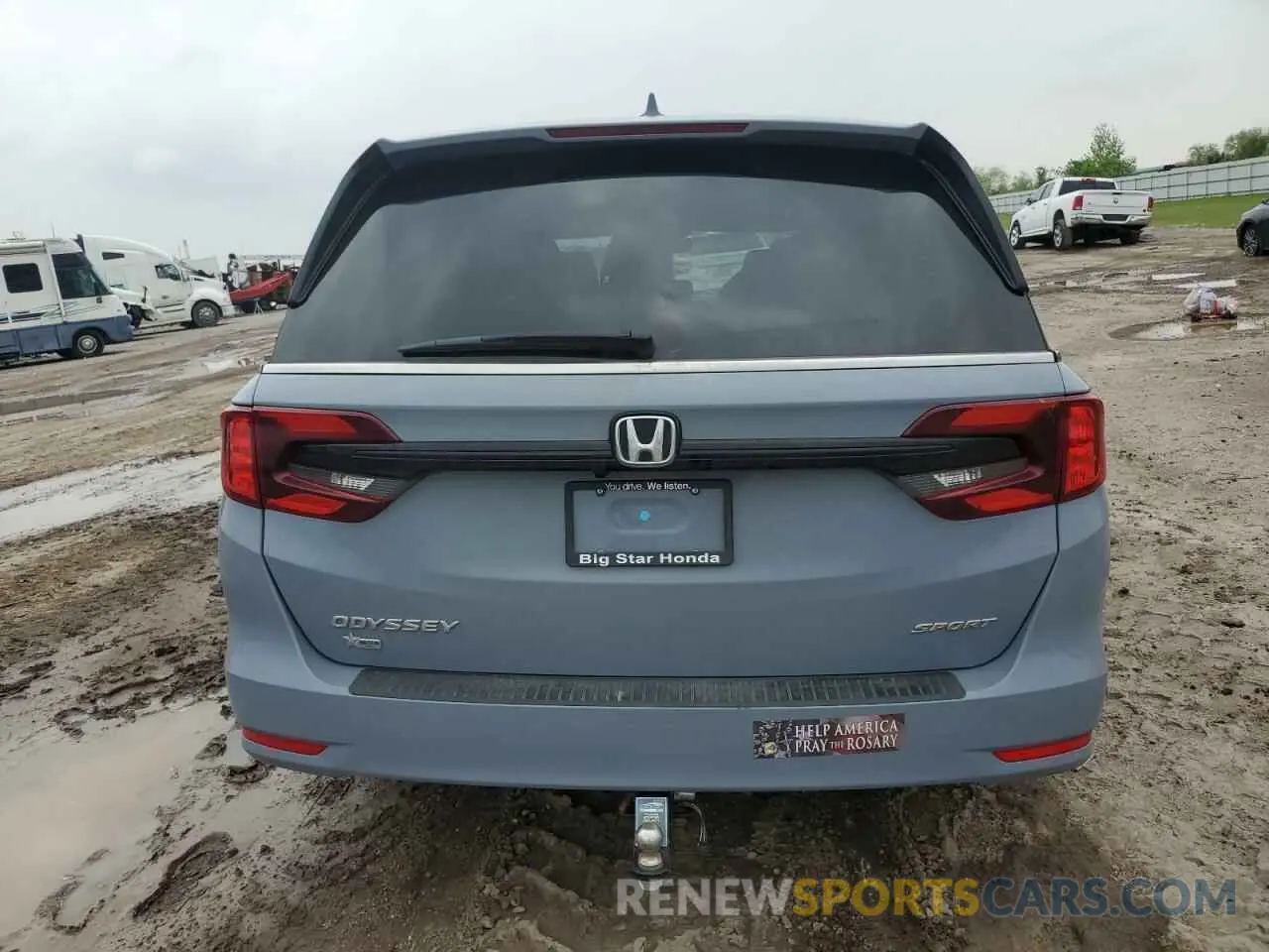 6 Фотография поврежденного автомобиля 5FNRL6H75RB065699 HONDA ODYSSEY SP 2024