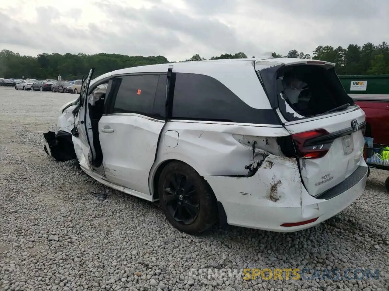 2 Photograph of a damaged car 5FNRL6H76RB002885 HONDA ODYSSEY SP 2024