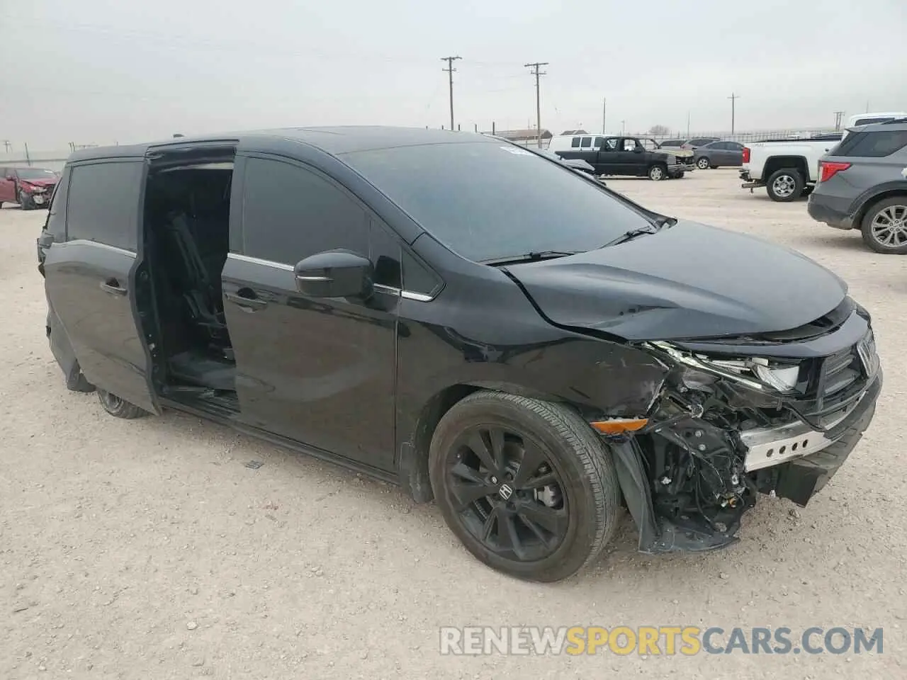 4 Фотография поврежденного автомобиля 5FNRL6H78RB046354 HONDA ODYSSEY SP 2024
