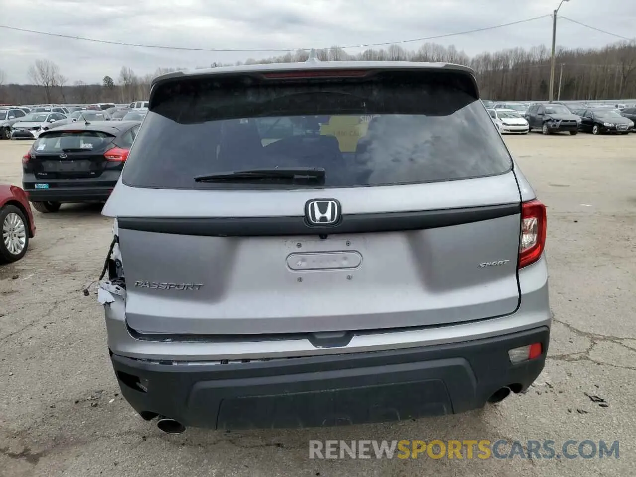 6 Photograph of a damaged car 5FNYF7H29KB009770 HONDA PASSPORT 2019