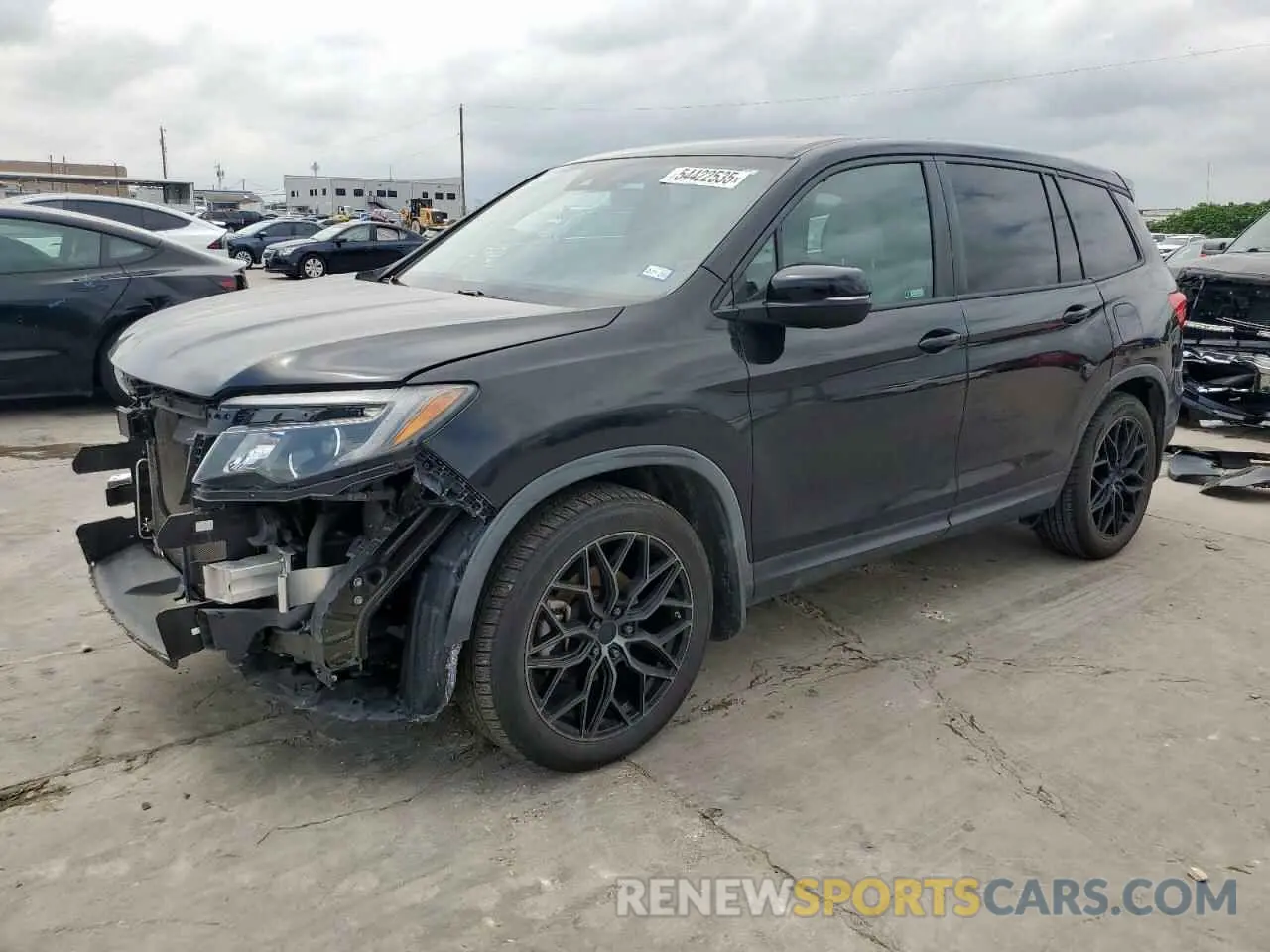 1 Photograph of a damaged car 5FNYF7H5XKB011151 HONDA PASSPORT 2019