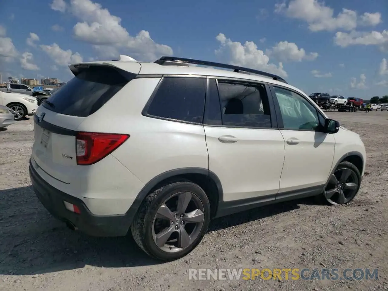 3 Фотография поврежденного автомобиля 5FNYF7H99KB001259 HONDA PASSPORT 2019