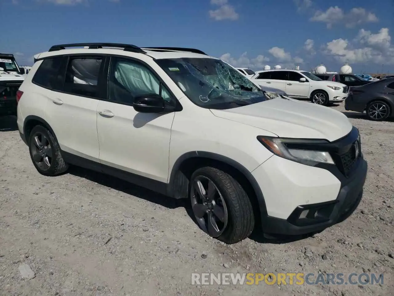 4 Фотография поврежденного автомобиля 5FNYF7H99KB001259 HONDA PASSPORT 2019