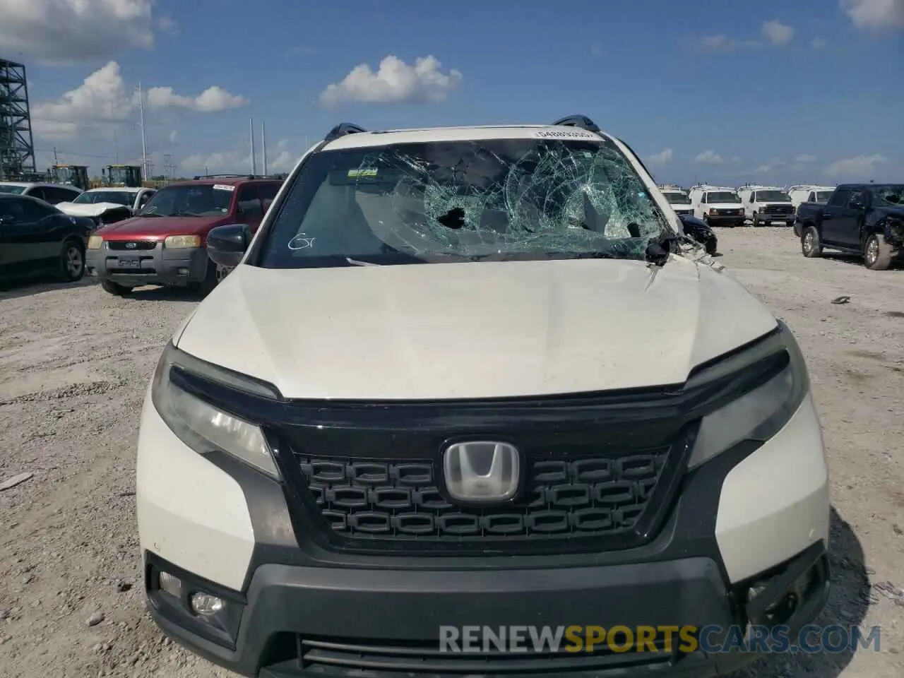 5 Фотография поврежденного автомобиля 5FNYF7H99KB001259 HONDA PASSPORT 2019