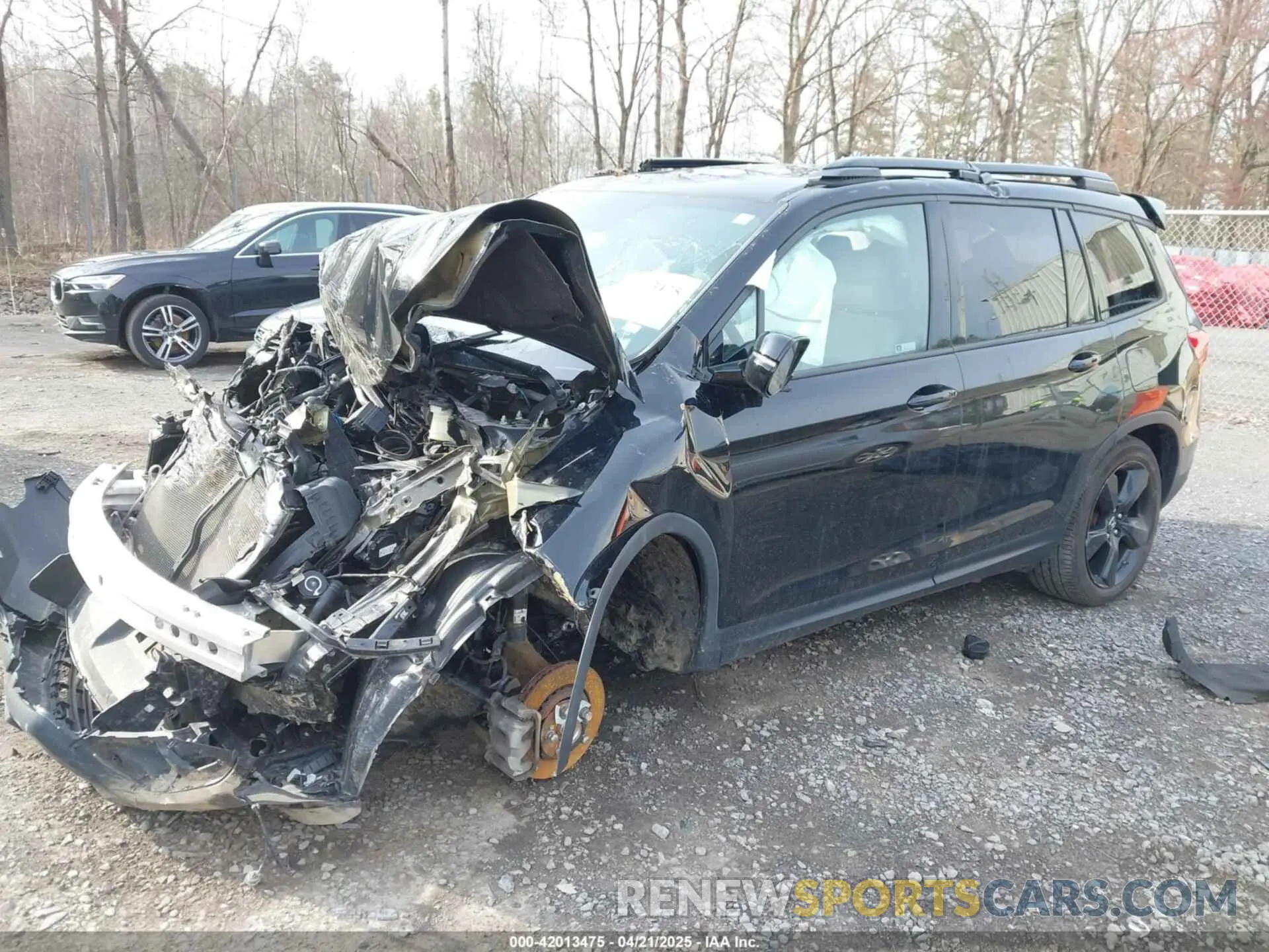 2 Фотография поврежденного автомобиля 5FNYF8H00KB010472 HONDA PASSPORT 2019
