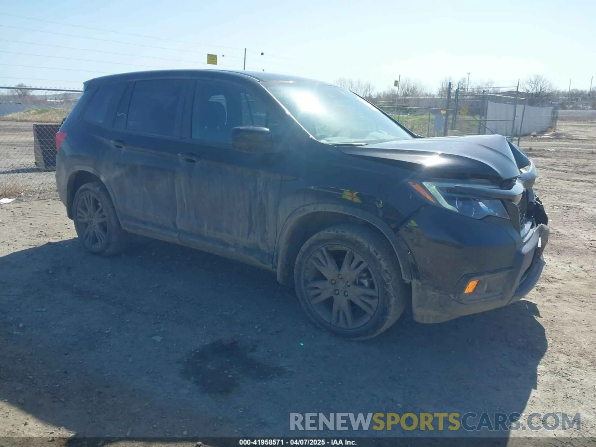1 Фотография поврежденного автомобиля 5FNYF8H23KB025310 HONDA PASSPORT 2019