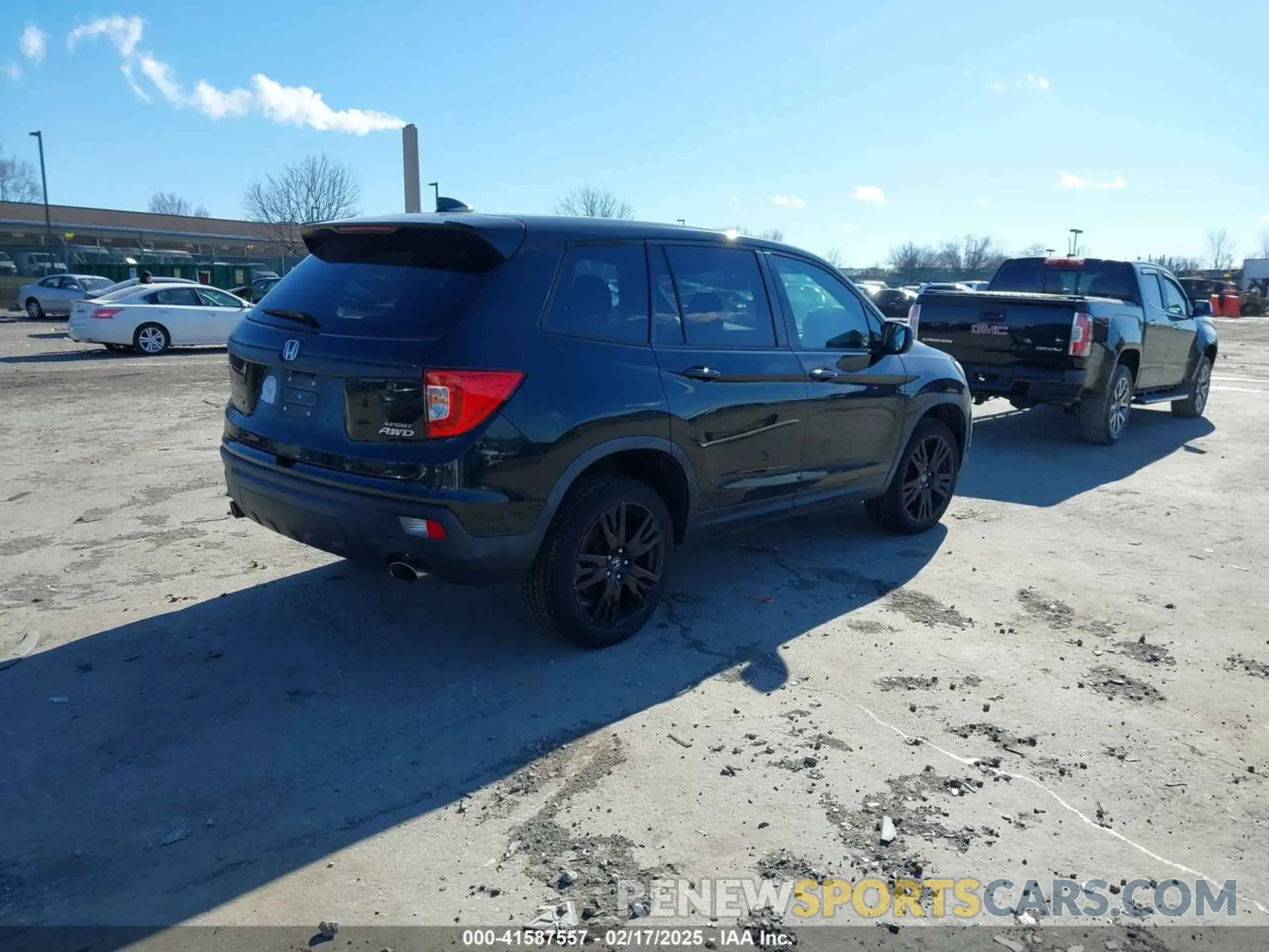 4 Фотография поврежденного автомобиля 5FNYF8H25KB008038 HONDA PASSPORT 2019