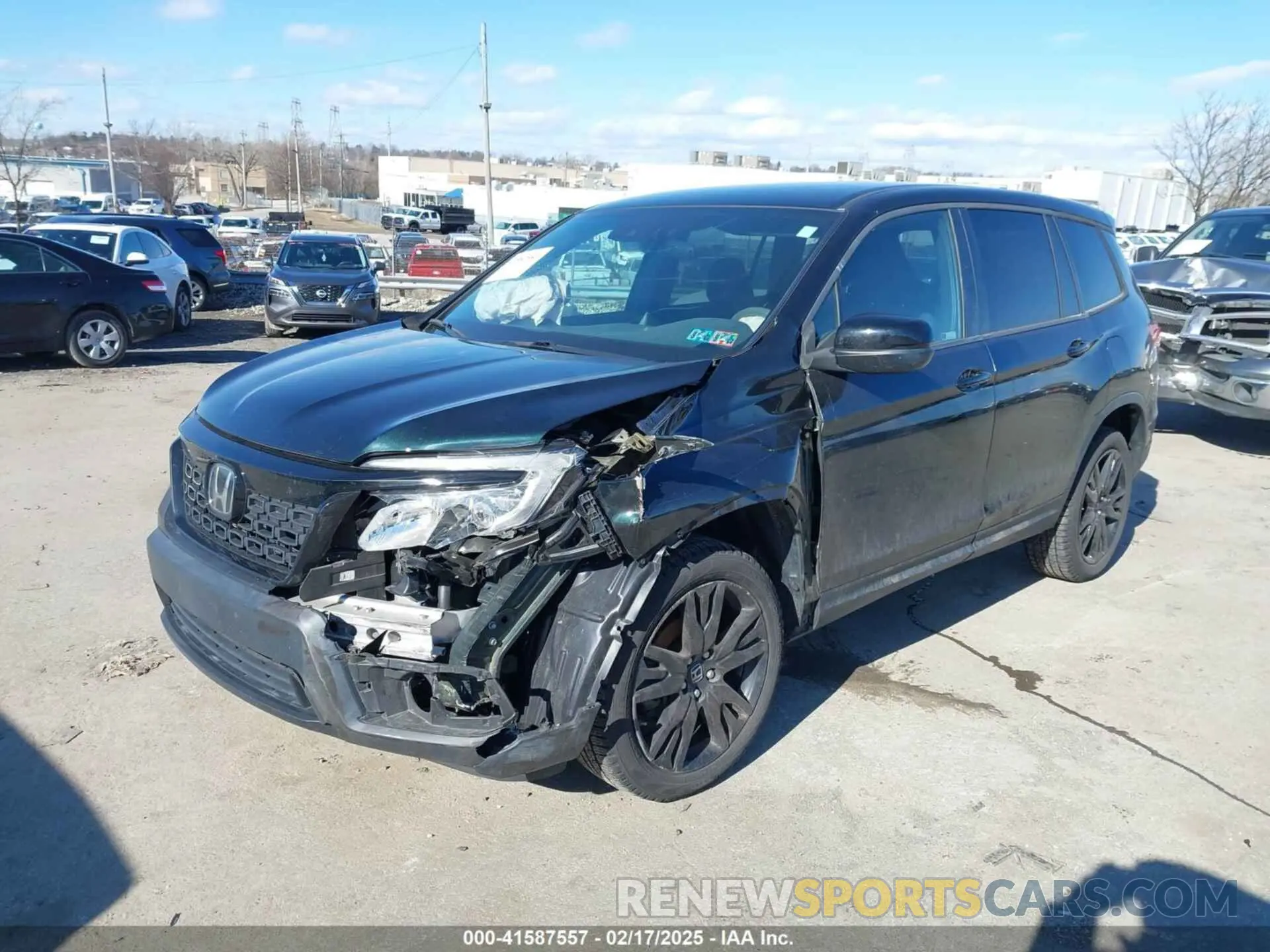 6 Фотография поврежденного автомобиля 5FNYF8H25KB008038 HONDA PASSPORT 2019