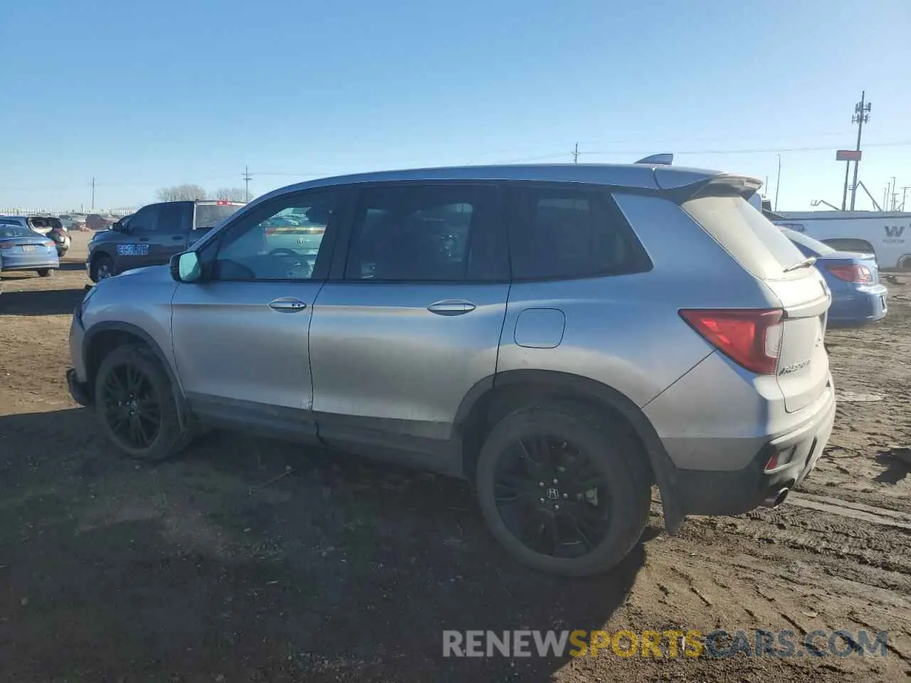 2 Фотография поврежденного автомобиля 5FNYF8H27KB019221 HONDA PASSPORT 2019
