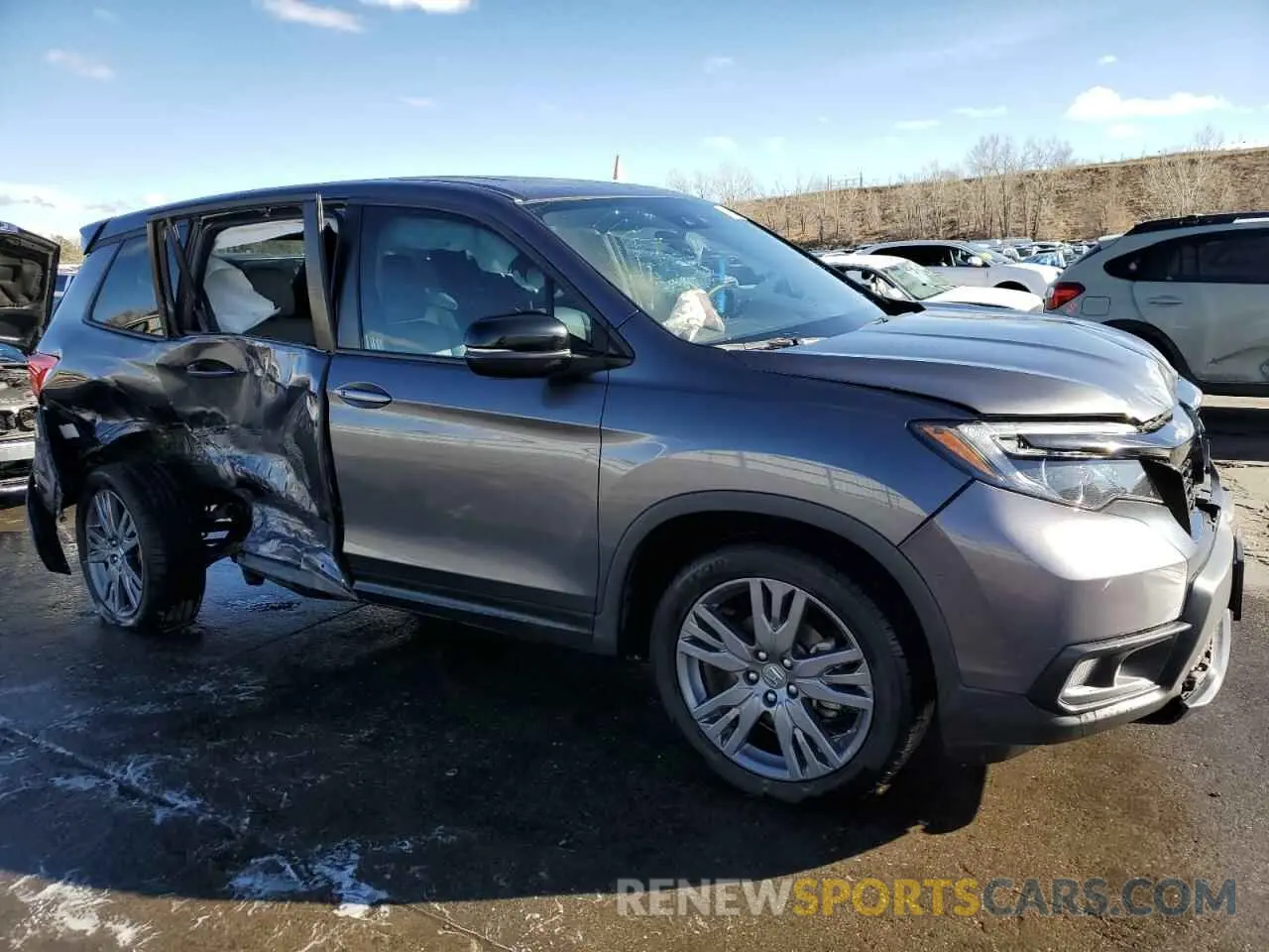 4 Photograph of a damaged car 5FNYF8H53KB027391 HONDA PASSPORT 2019