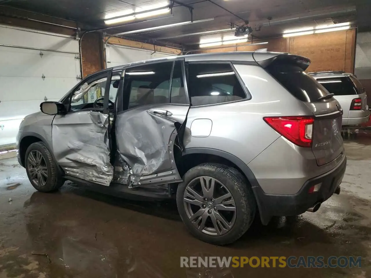 2 Фотография поврежденного автомобиля 5FNYF8H59KB019537 HONDA PASSPORT 2019