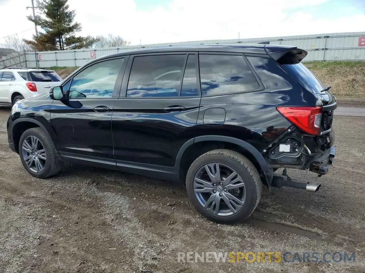2 Photograph of a damaged car 5FNYF8H59KB027590 HONDA PASSPORT 2019