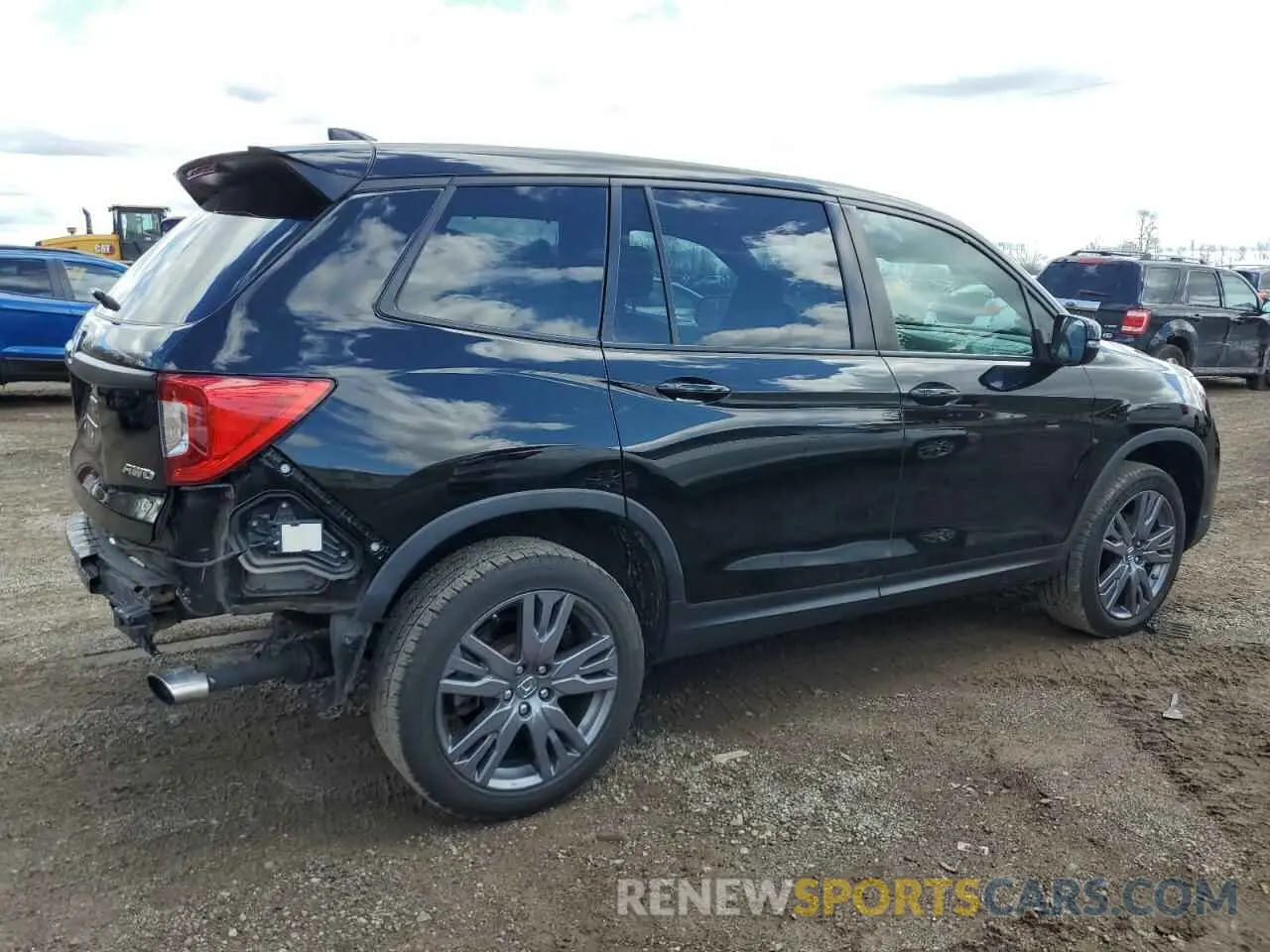 3 Photograph of a damaged car 5FNYF8H59KB027590 HONDA PASSPORT 2019