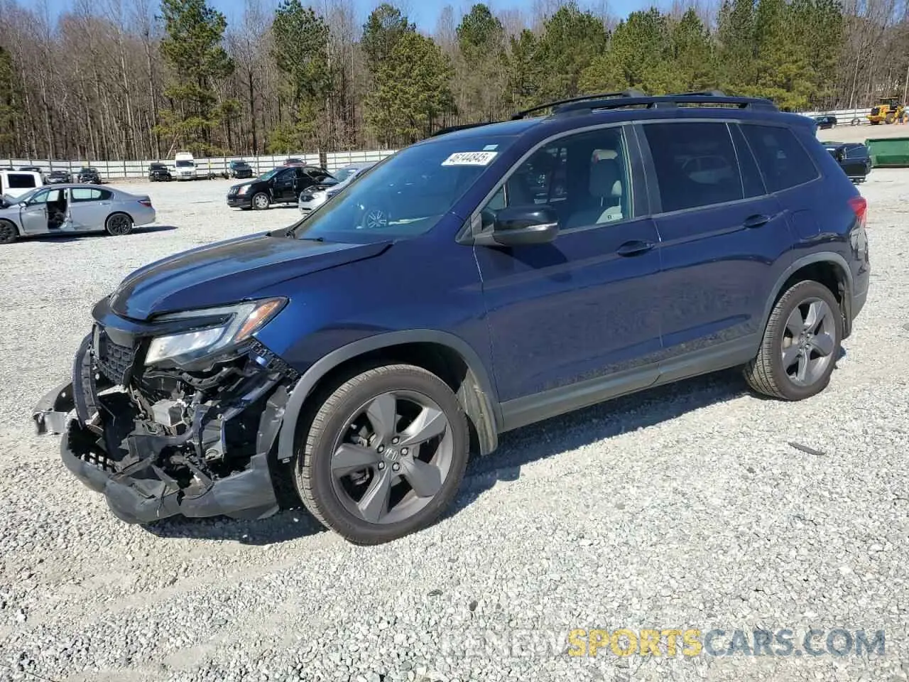 1 Фотография поврежденного автомобиля 5FNYF8H98KB022609 HONDA PASSPORT 2019
