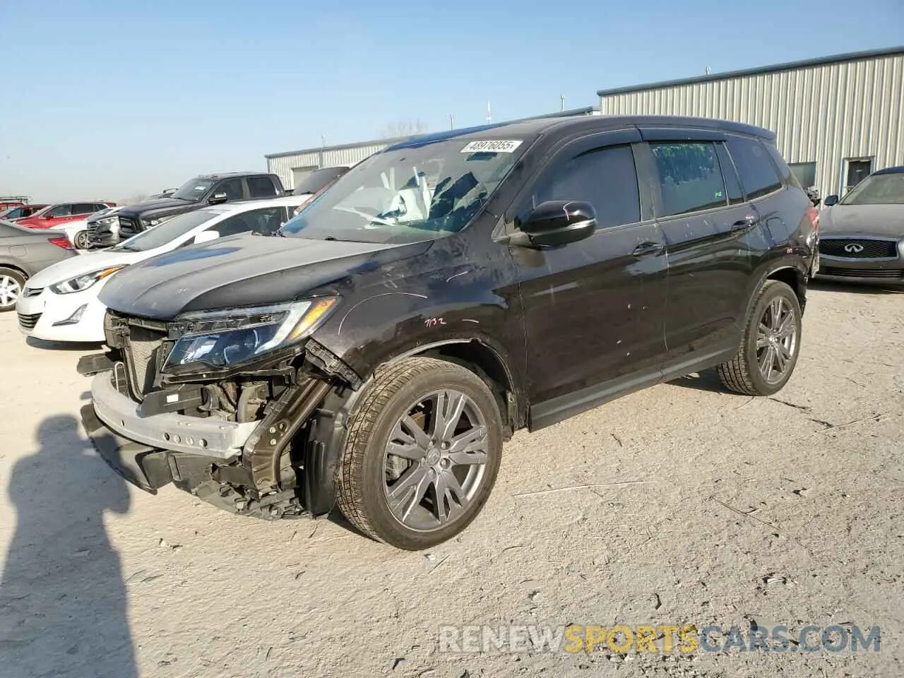 1 Фотография поврежденного автомобиля 5FNYF7H58LB005687 HONDA PASSPORT 2020