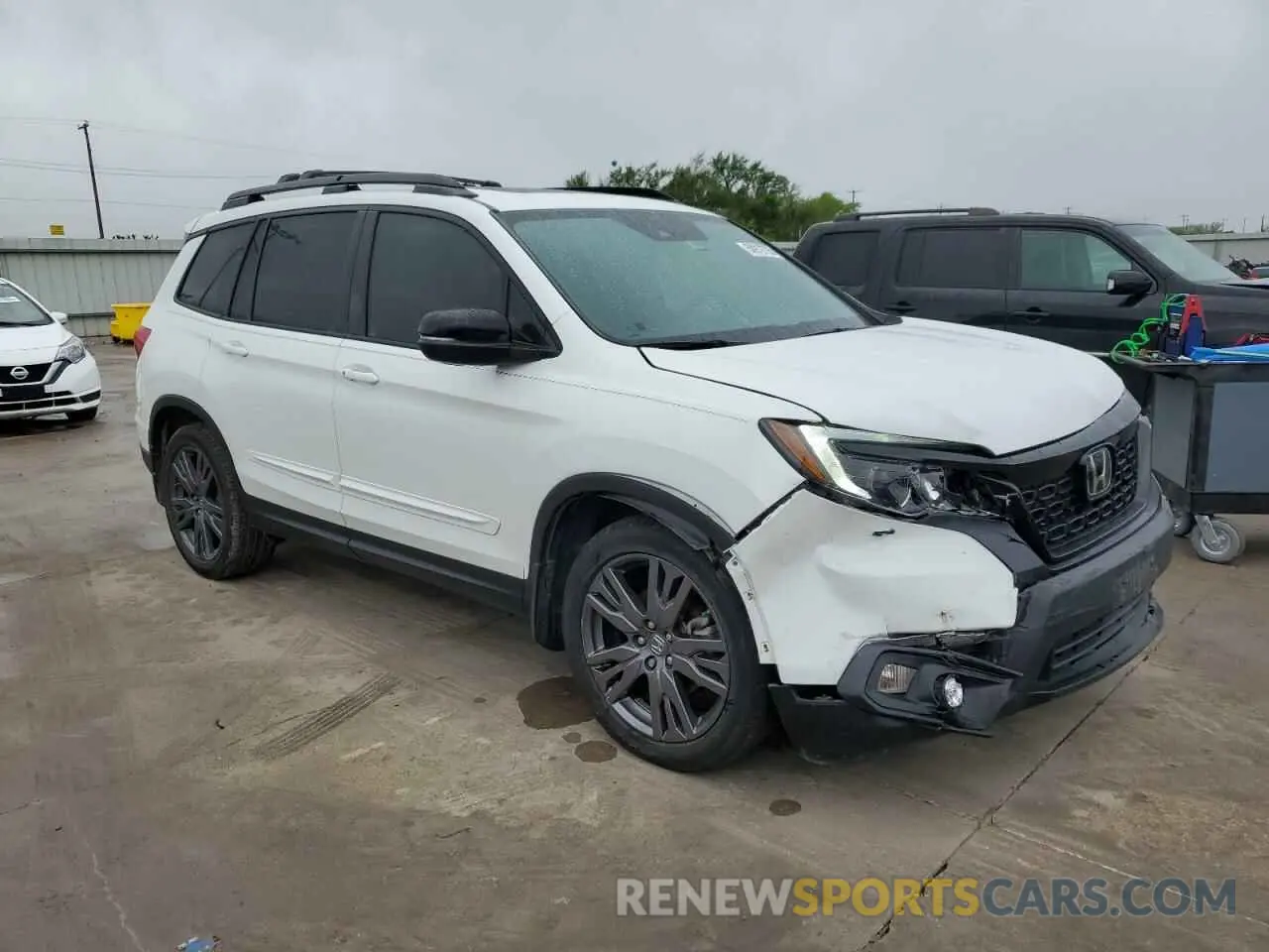 4 Фотография поврежденного автомобиля 5FNYF7H5XLB005481 HONDA PASSPORT 2020