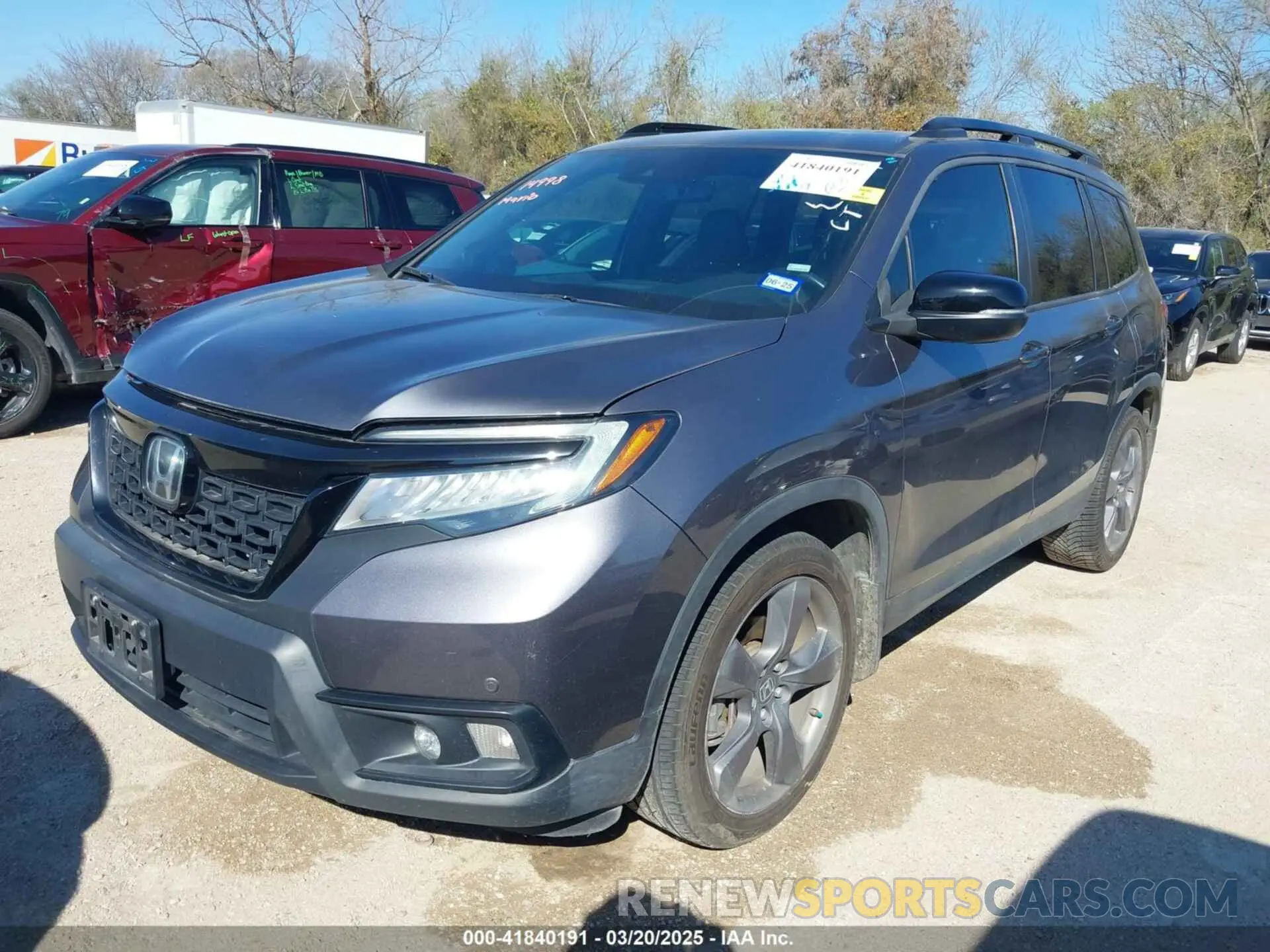 2 Photograph of a damaged car 5FNYF7H94LB004006 HONDA PASSPORT 2020