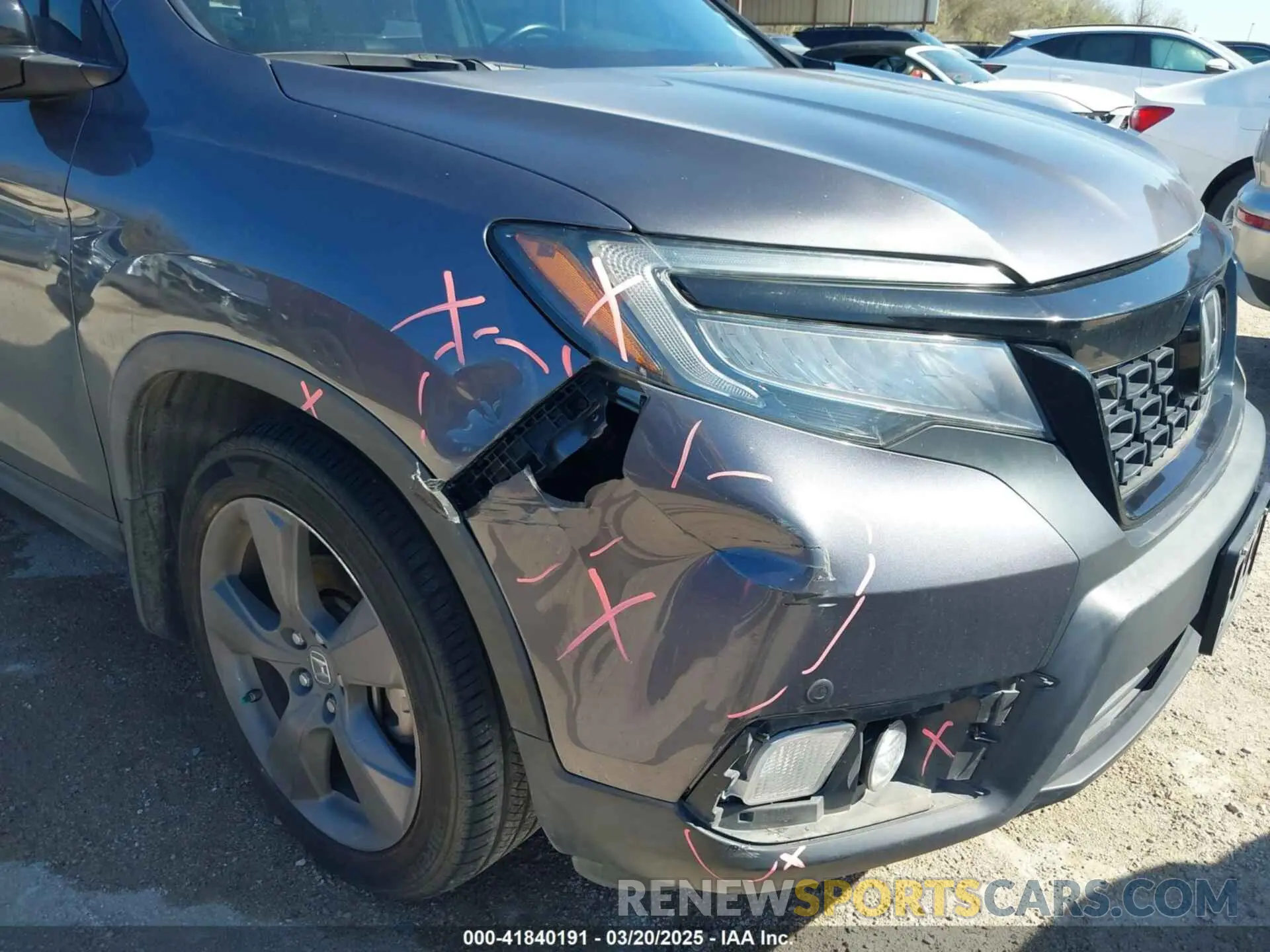 6 Photograph of a damaged car 5FNYF7H94LB004006 HONDA PASSPORT 2020