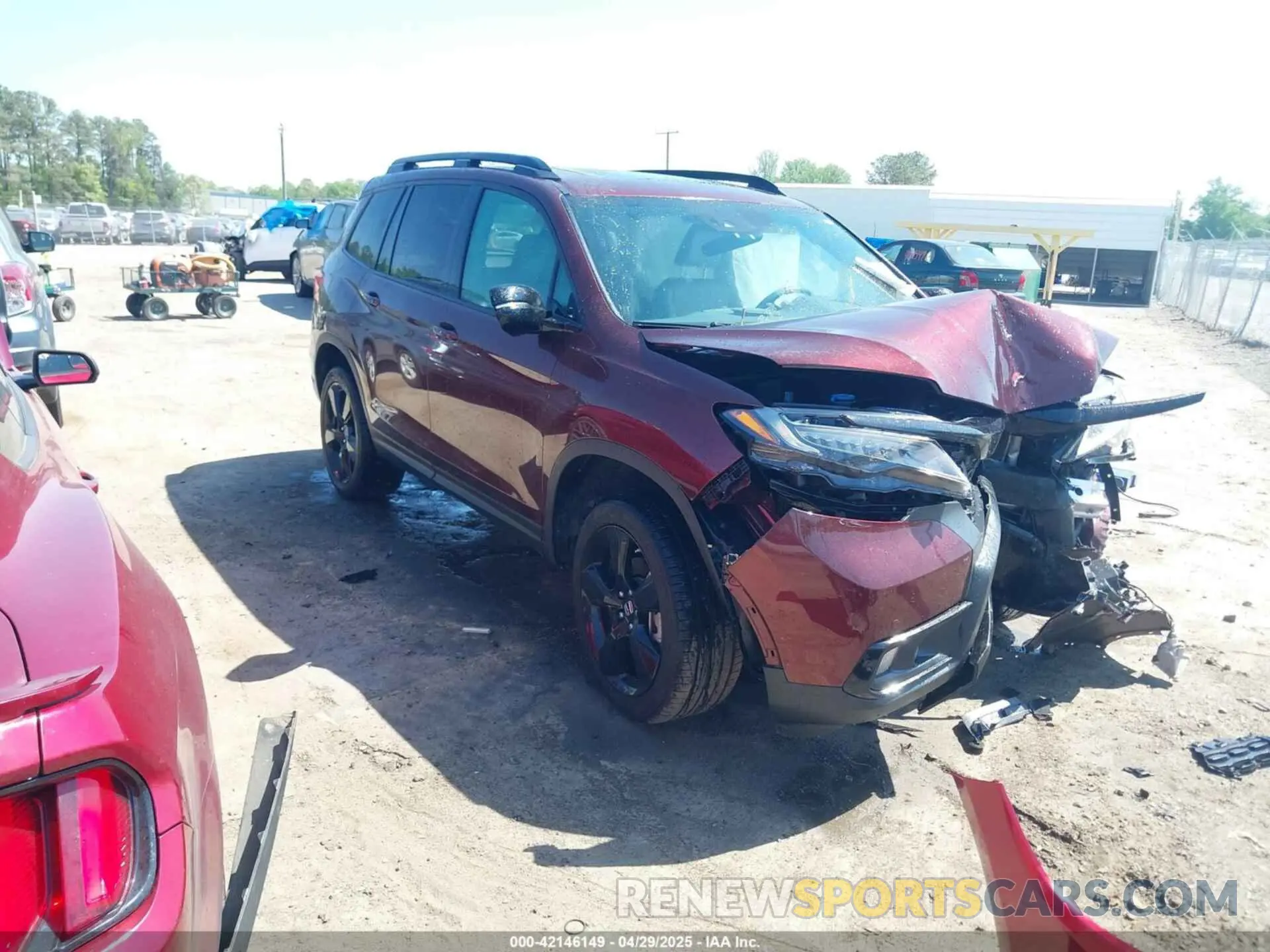 1 Photograph of a damaged car 5FNYF8H07LB001219 HONDA PASSPORT 2020
